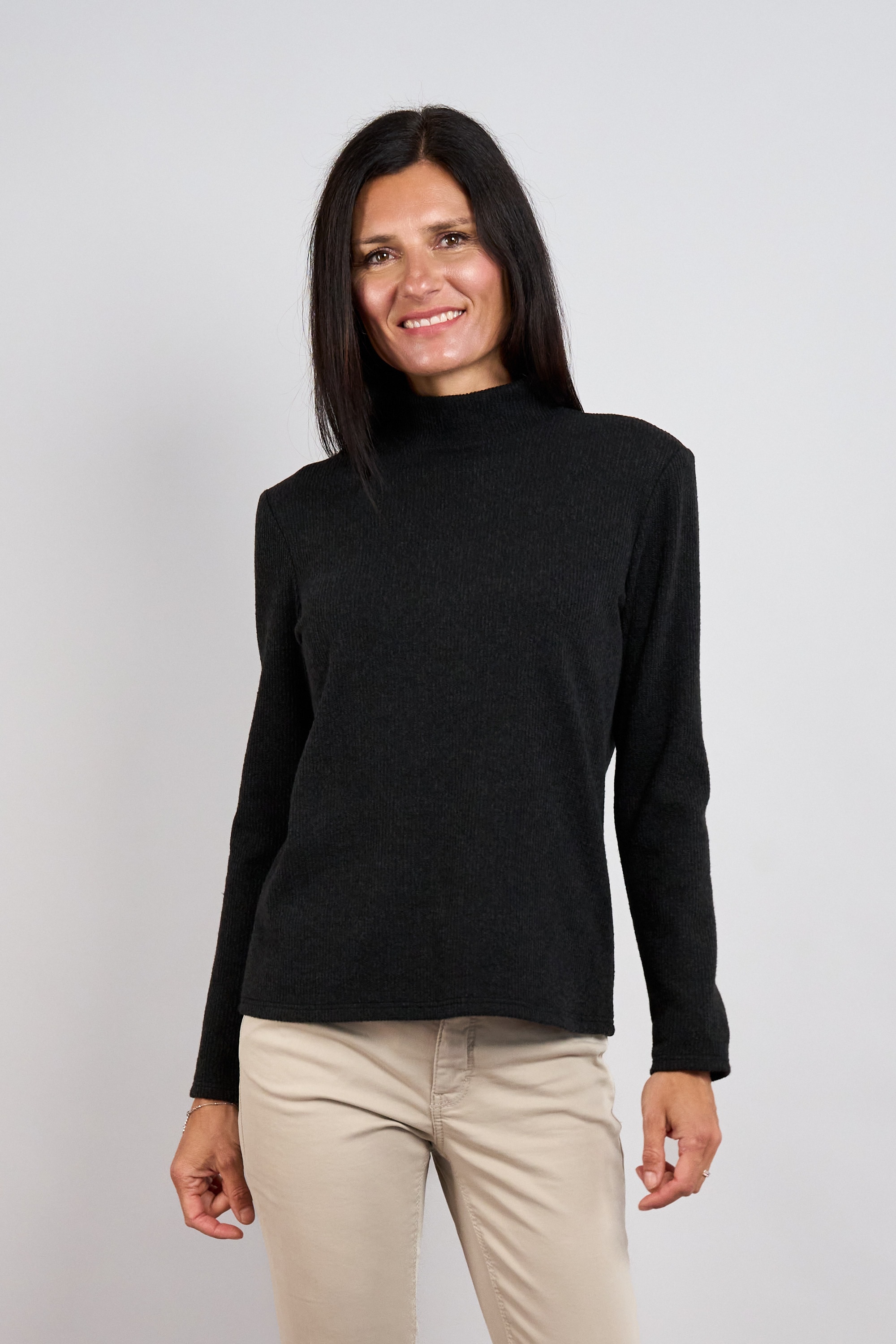 Image of Seidel Moden Rollkragenpullover mit feinem Strickmuster / mit Viskose und Stretch / MADE IN GERMANY