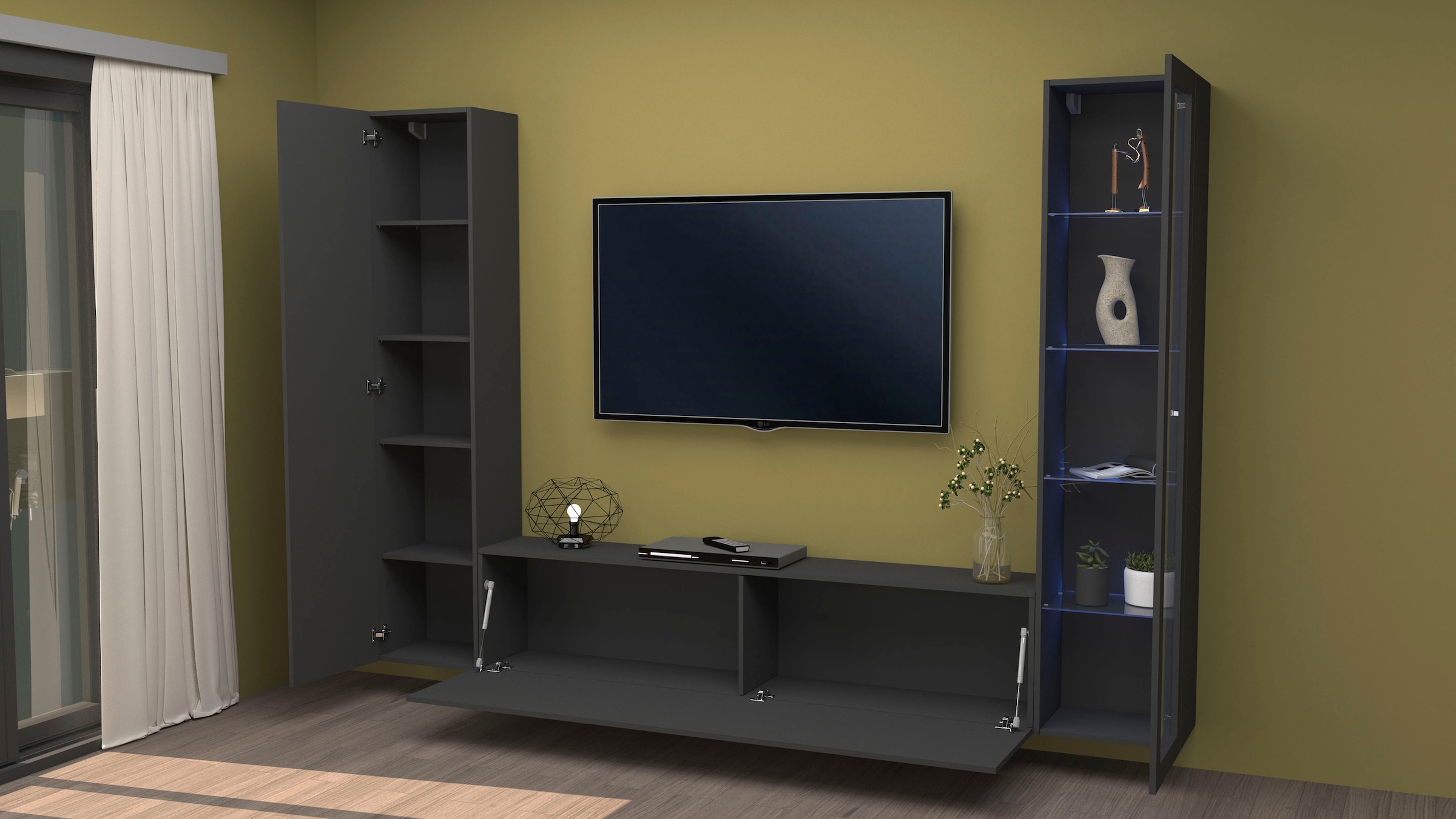 INOSIGN Wohnwand »Maruska« 1 Stk. tlg.