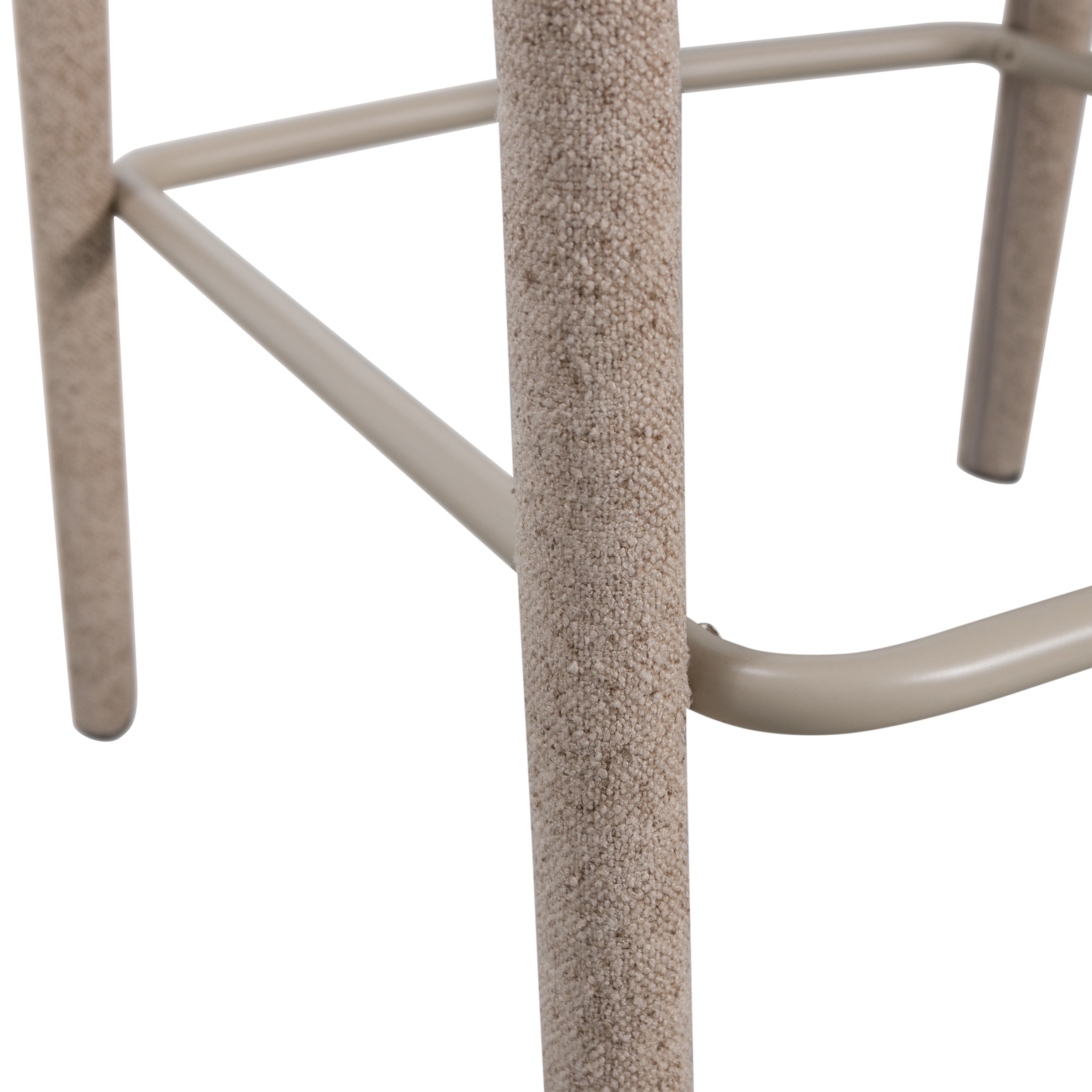 WOOOD Barhocker »Noble mit Fussstütze und vollständig gepolstertem B 48 x T 52 x H 95 cm« Gewebebezug, Belastbarkeit 150 kg, hohe Verschleissfestigkeit