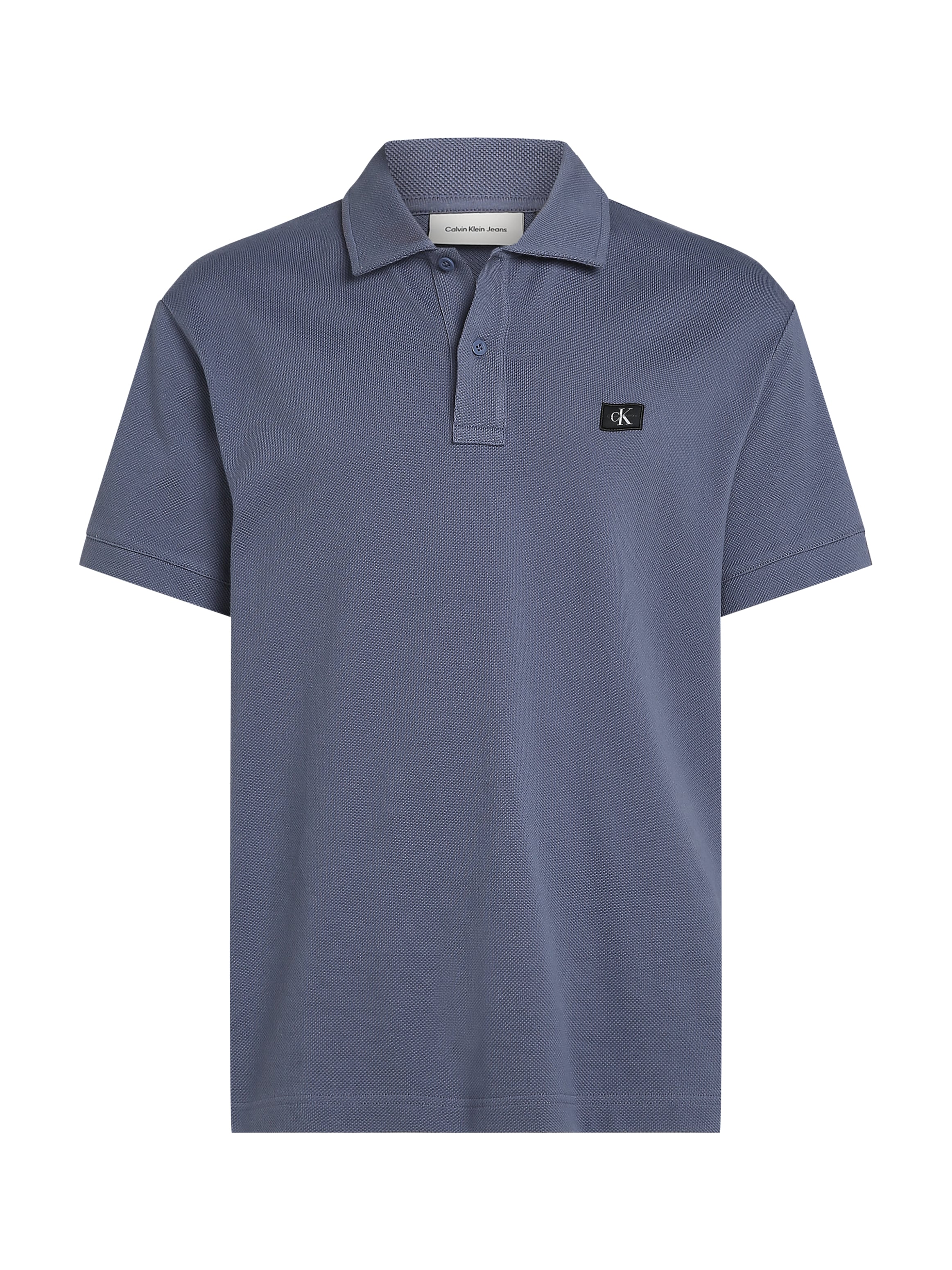 Calvin Klein Jeans Poloshirt »WOVEN LABEL POLO«, Logodruck