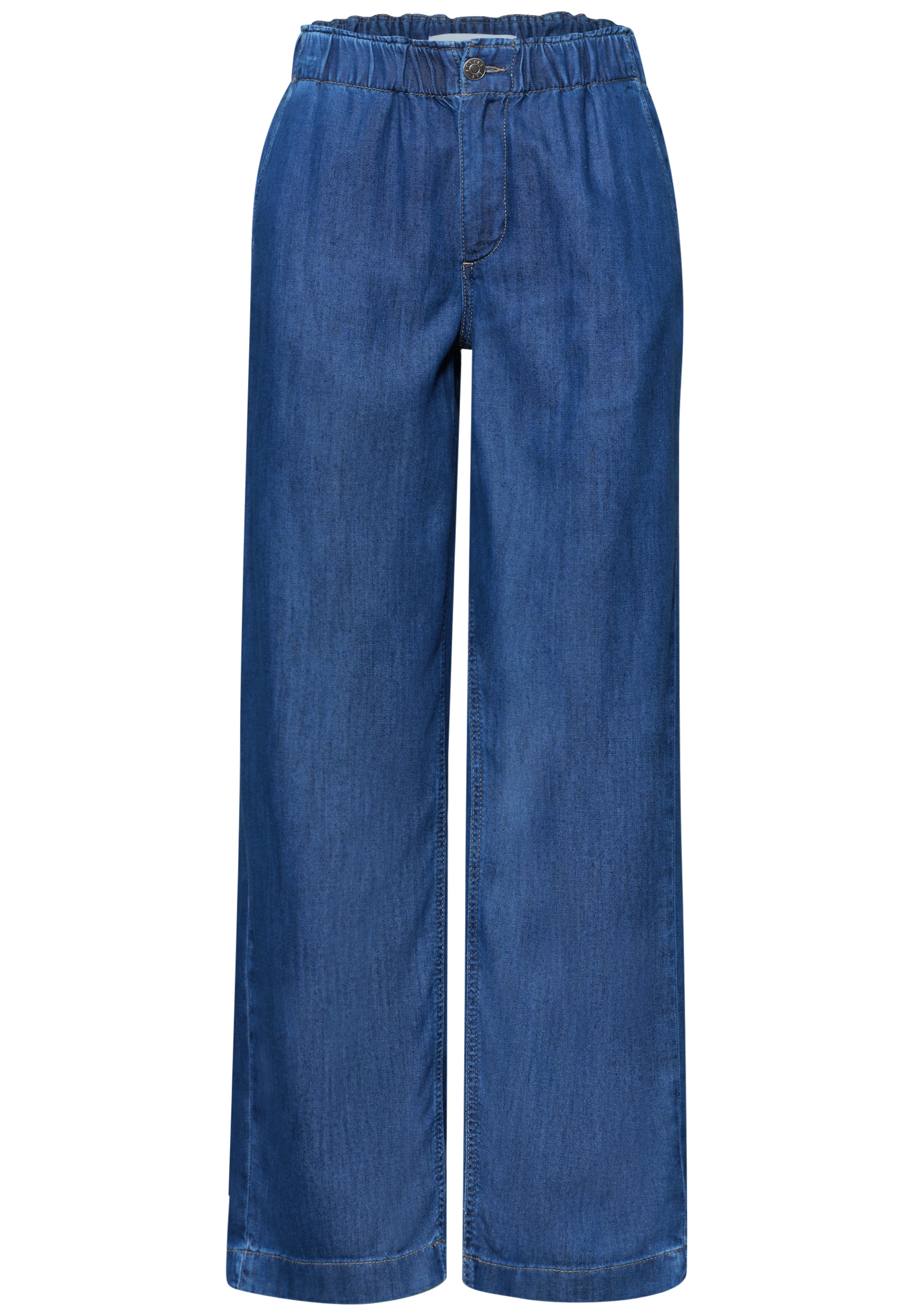 STREET ONE Jeans large »Style Emee« avec ceinture paperbag
