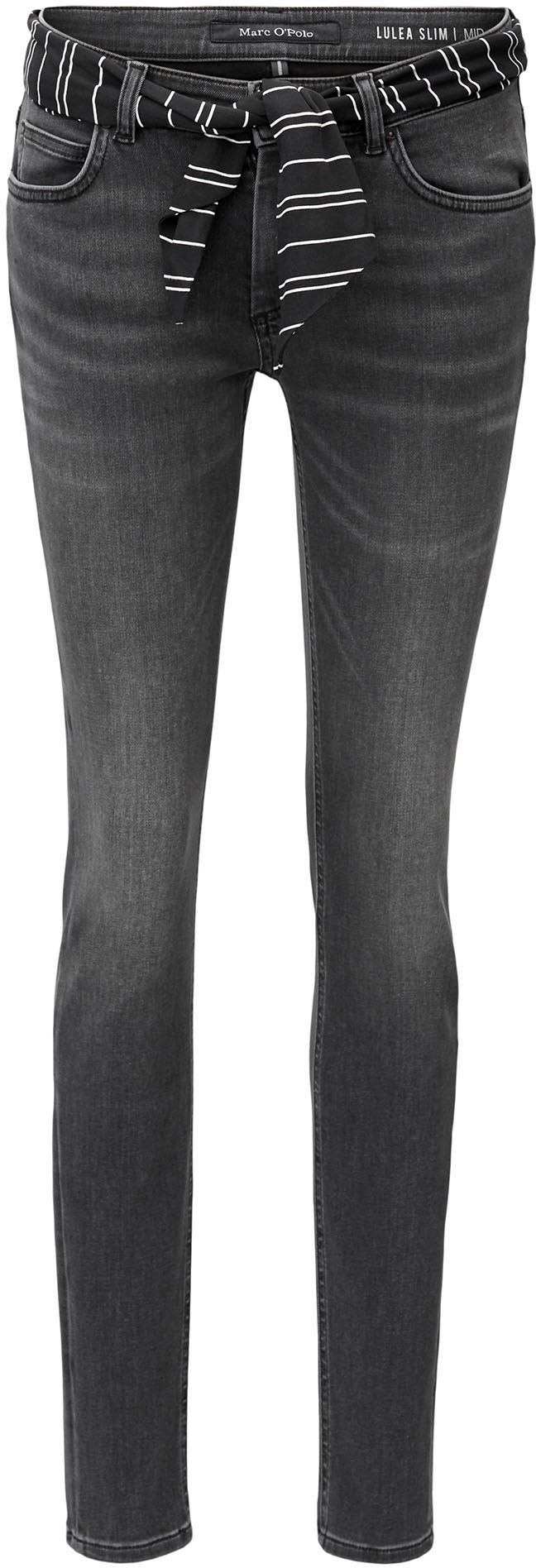 Image of Marc O'Polo 5-Pocket-Jeans, Lulea slim mit lässigem Tuchgürtel bei Ackermann Versand Schweiz