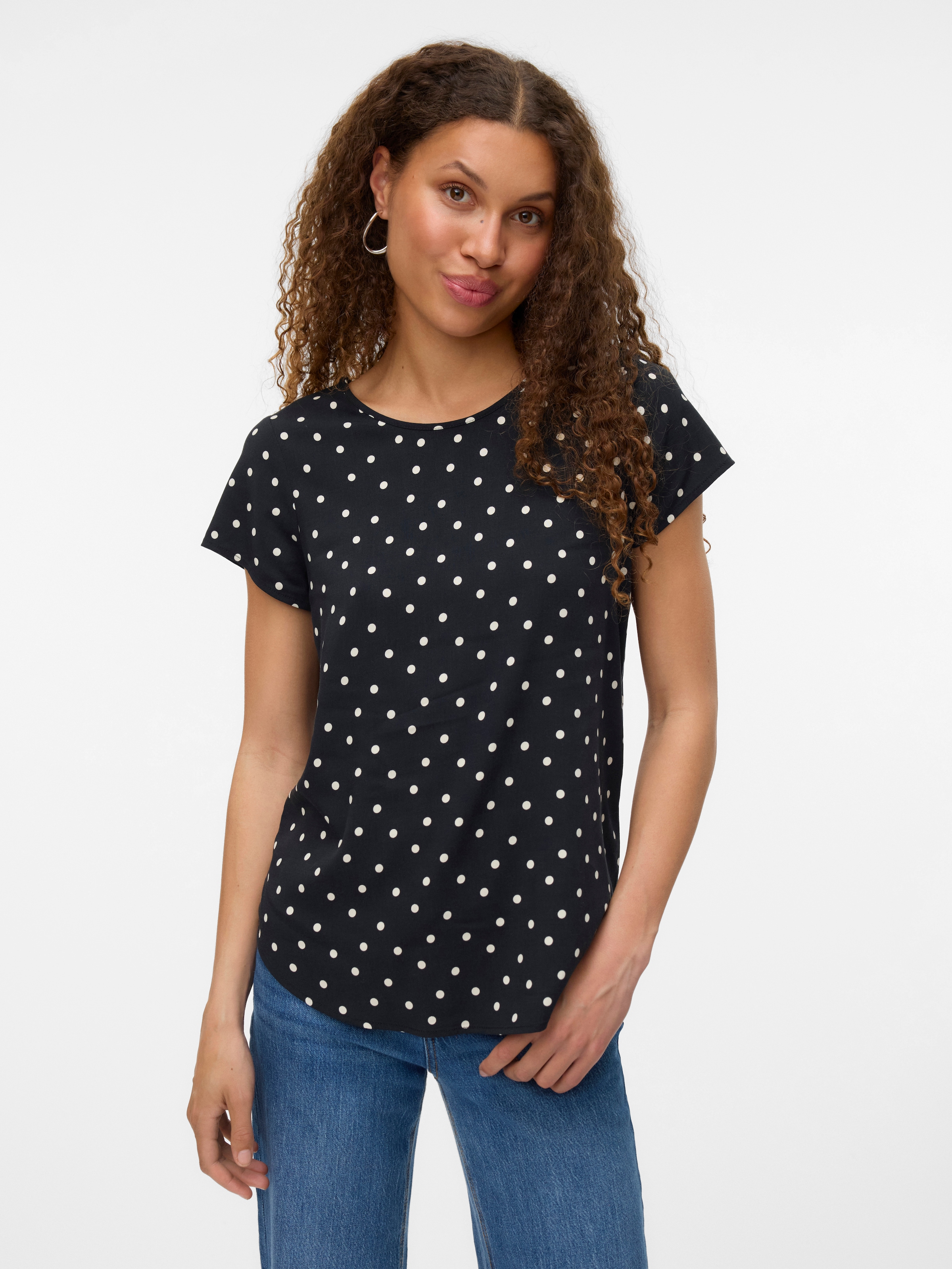 Image of Vero Moda Shirtbluse "VMBELLA SS TOP AOP WVN GA"