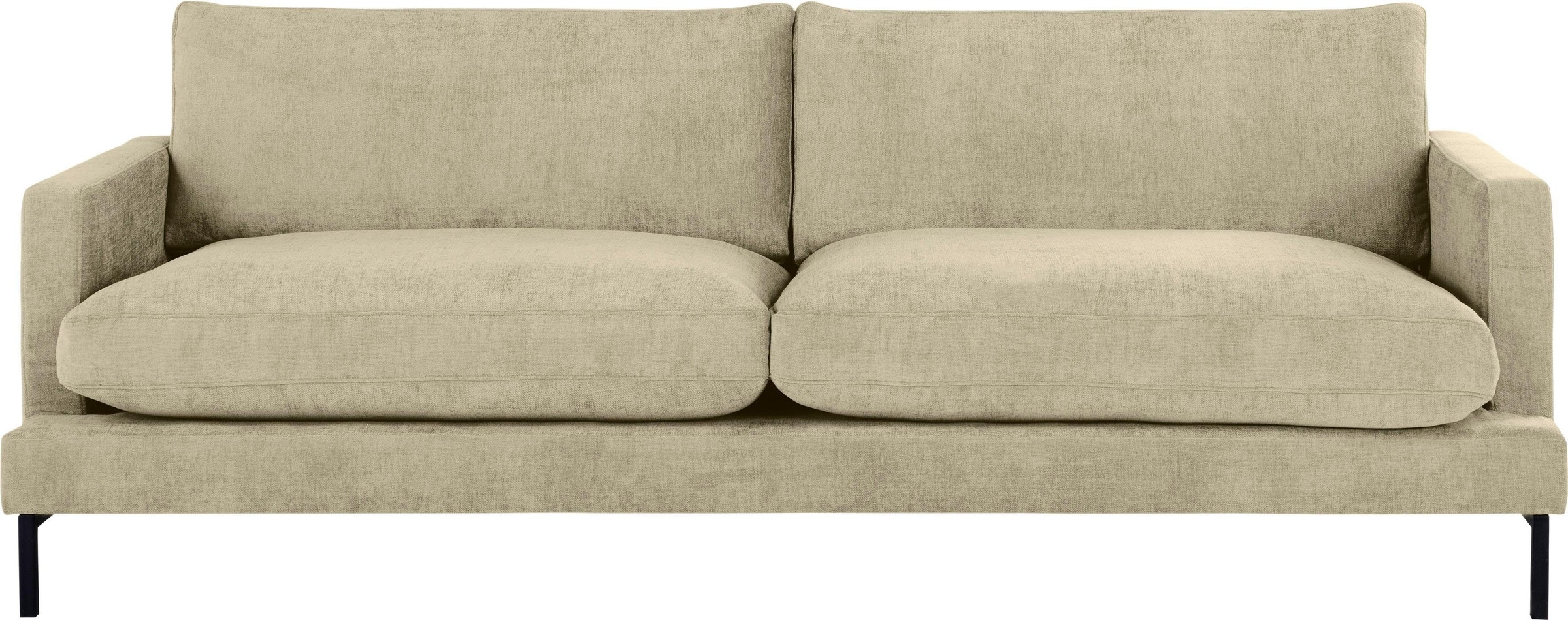 Image of andas 3-Sitzer »Welland«, in Knautsch-Optik mit Metallfüssen bei Ackermann Versand Schweiz