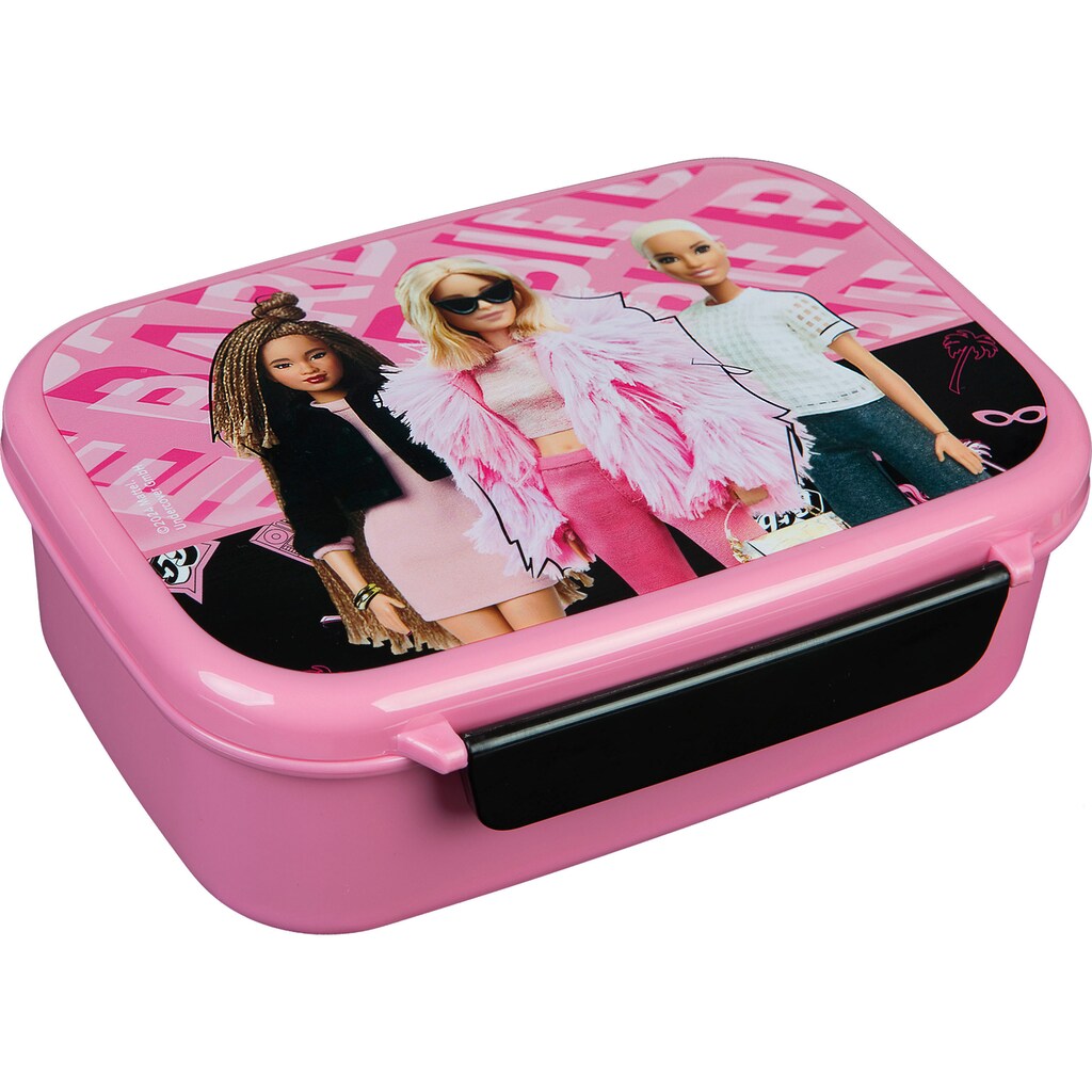 Scooli Lunchbox »Brotzeitdose & Trinkflasche, Barbie«, (Set, 2 tlg.)