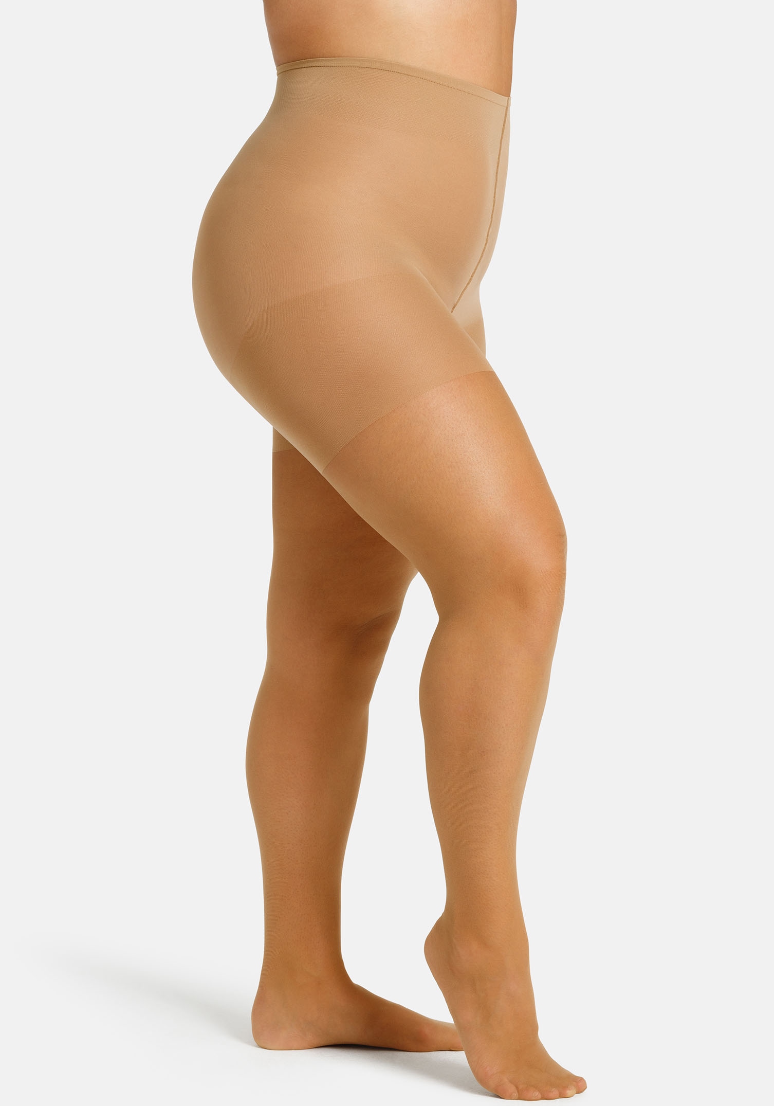Camano Feinstrumpfhose »fine curvy«, (2er Pack), mit grossen Grössen