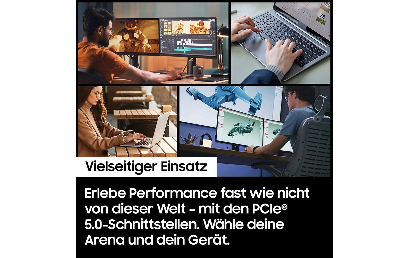 Samsung interne Gaming-SSD »9100 PRO SSD« 2,5 4 TB Anschluss PCI Express 5.0