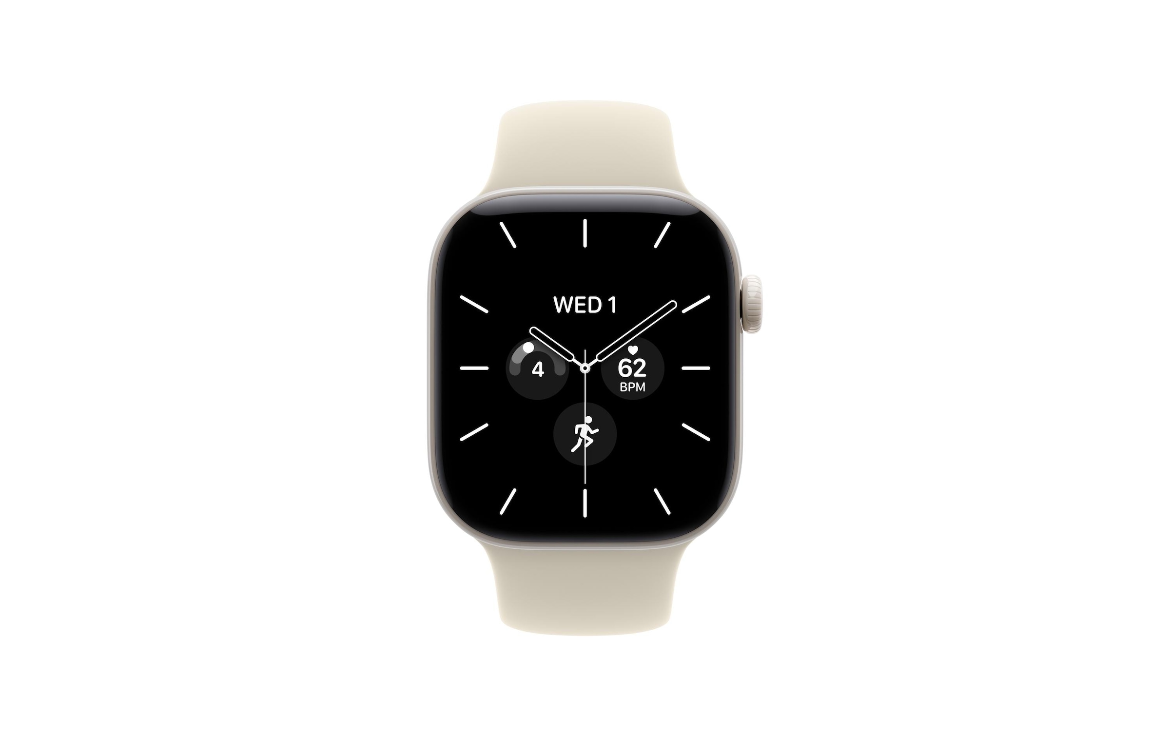 Apple Smartwatch »Apple Watch S12 CEL Ceramic, Sportband «(42/ 1,65 ″)