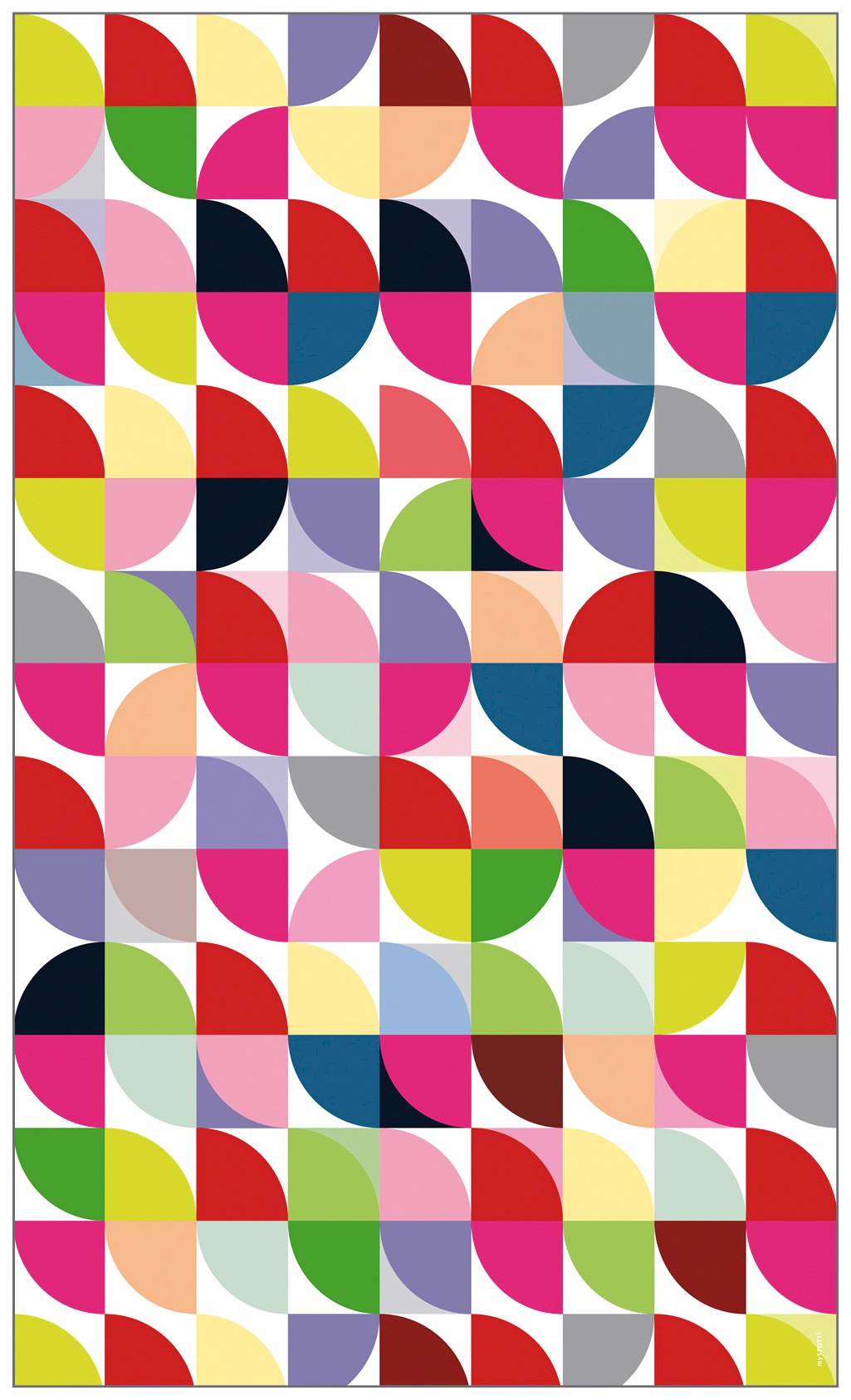 Image of MySpotti Fensterfolie »Look Retro Pattern«, halbtransparent, glattstatisch haftend, 60 x 100 cm, statisch haftend bei Ackermann Versand Schweiz