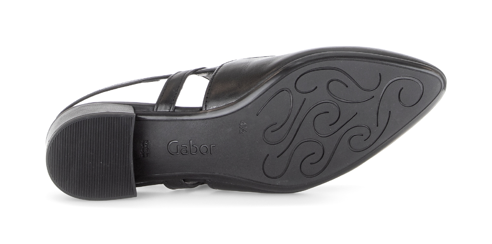 Gabor Pompes à sling  talon bloc, chaussure business avec deux boucles réglables