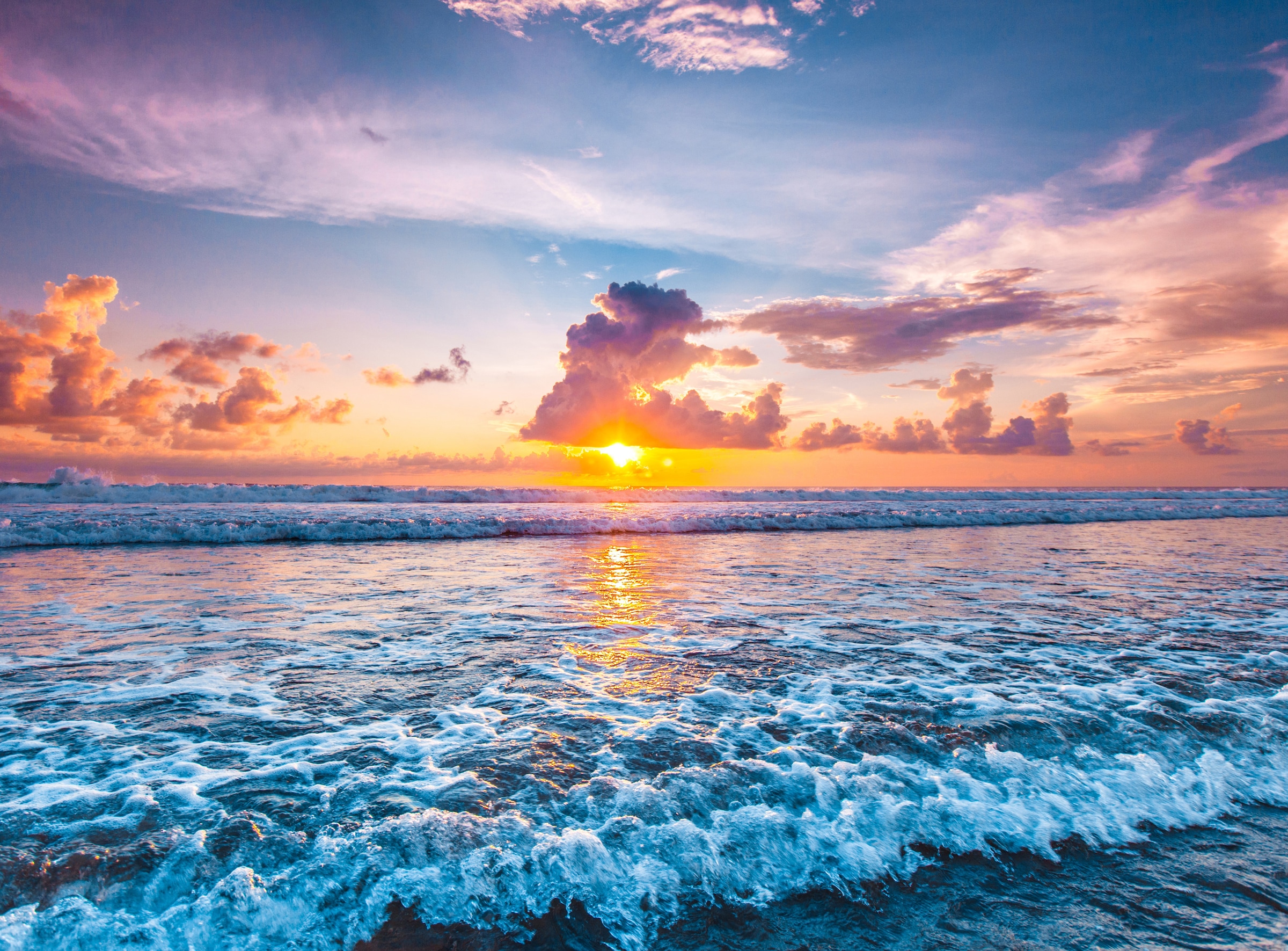 Image of Papermoon Fototapete "Ocean Sunset Beach" glatt