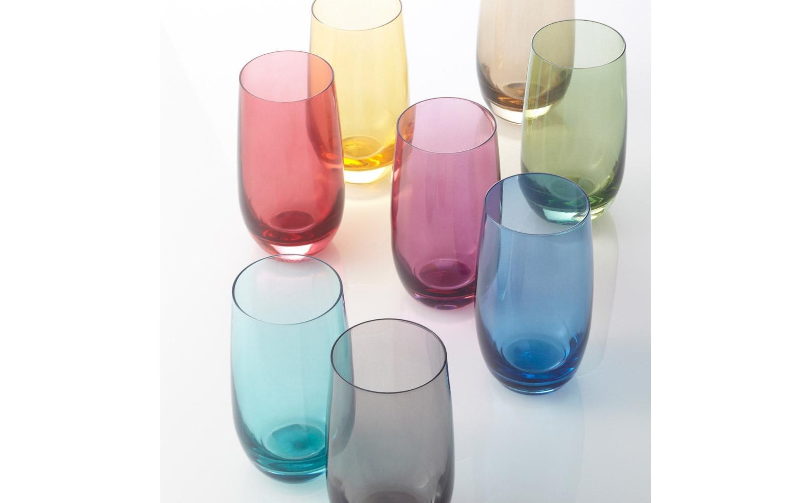 LEONARDO Glas »Leonardo Trinkglas Sora 44442 dl, 6 S«, (6 tlg.), 6 teilig hochwertige Hydroglasur