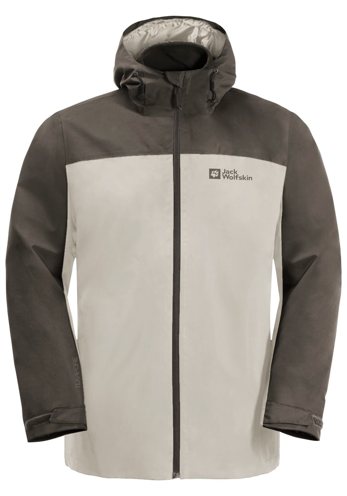 Jack Wolfskin 3-in-1-Funktionsjacke »TAUBENBERG 3IN1 JKT M«, mit Kapuze