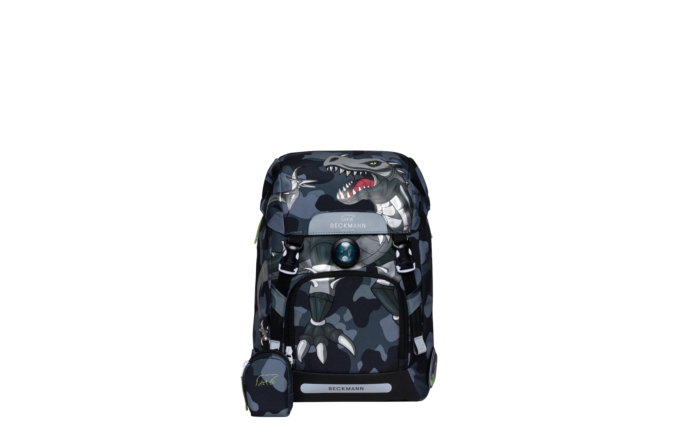 Beckmann Schulrucksack »Classic Set Camo Rex 6-teilig«