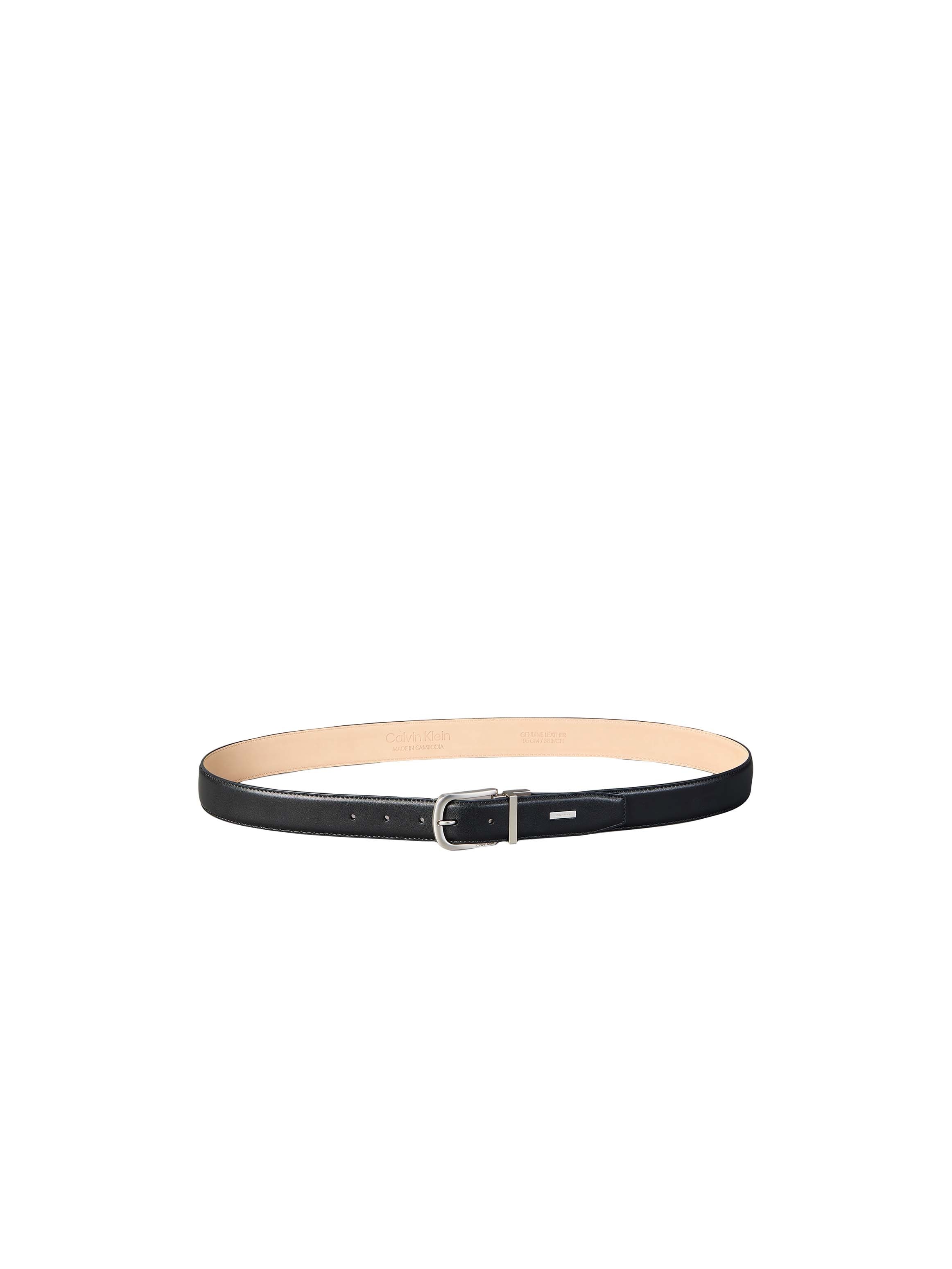 Calvin Klein Jeans Ledergürtel »CURVED PIN BUCKLE SMOOTH 32MM AD« Regular fit und grössenverstellbar