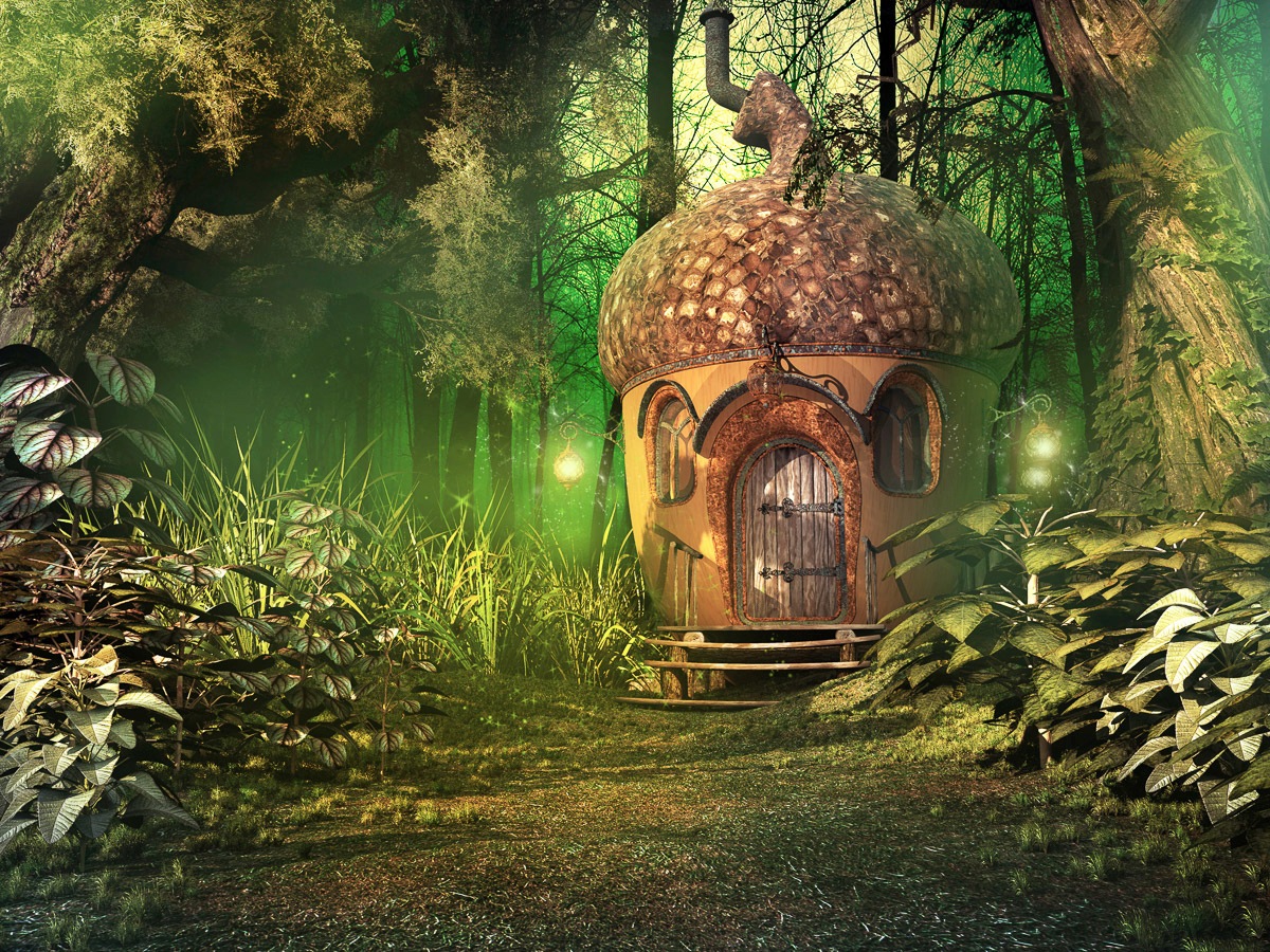Image of Papermoon Fototapete "Feenhaus"