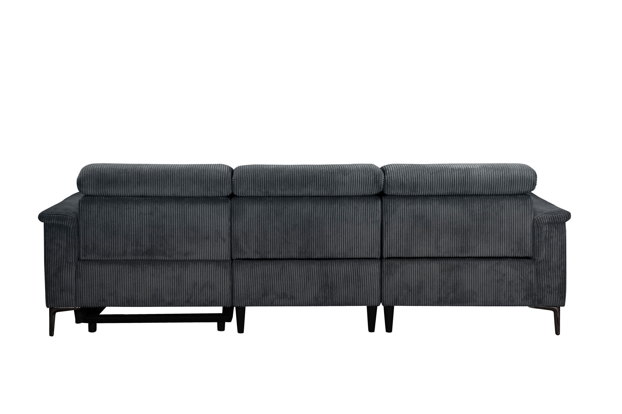 Home affaire Ecksofa »LUND Cord, L-Form, 261 cm, man. o. elektr. Relaxfunktion (mit USB-A)« USB-C bei elektrischer Variante und Kopfteilverstellung