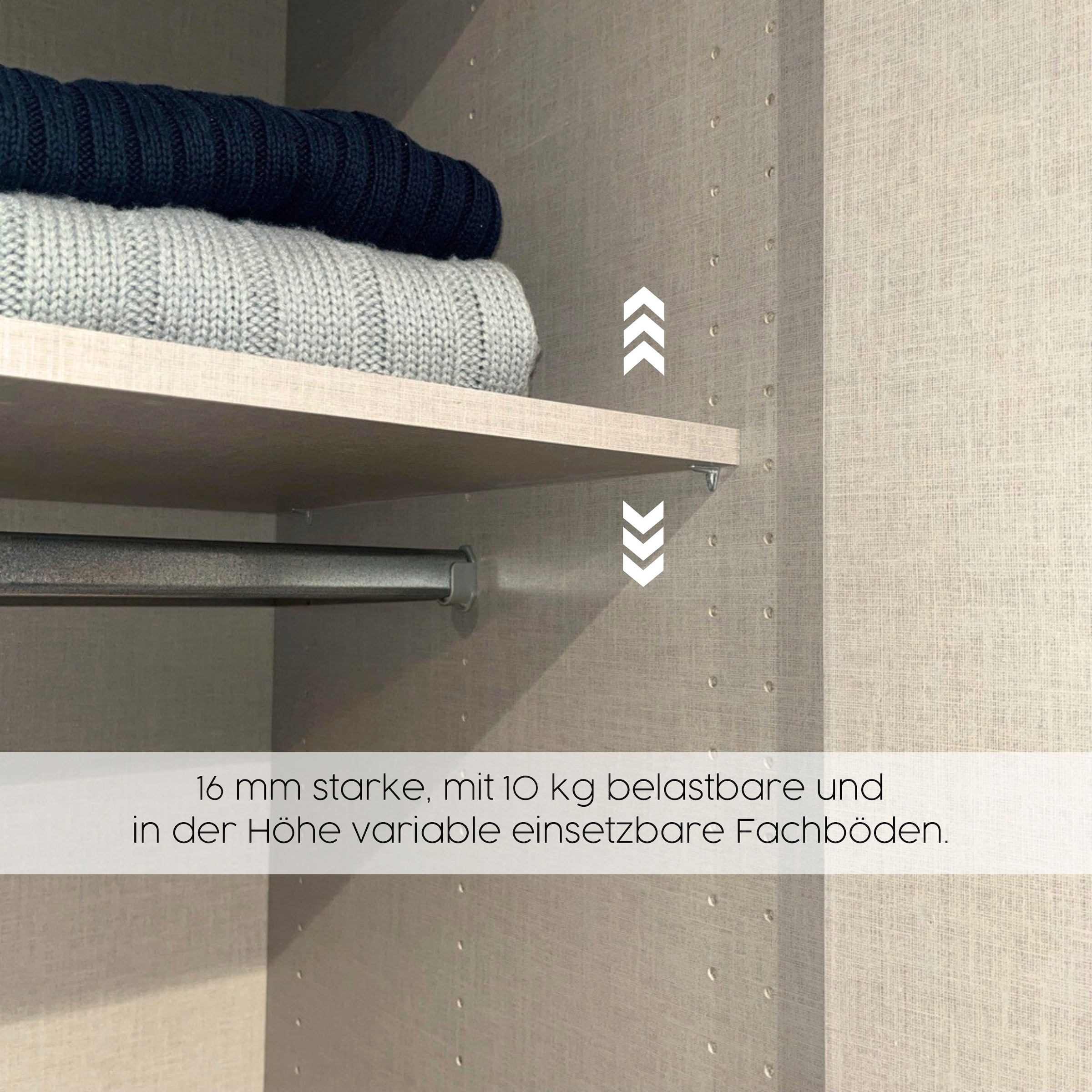 rauch Armoires à vêtements »Schrank Garderobe Ankleide GAMMA Breiten 91/136/181/226/271/315/360 cm« En 3 configurations BASIC/CLASSIC/PREMIUM (avec fonction SOFT-CLOSE),  différentes variantes de poignée, avec miroir TOPSELLER MADE IN GERMANY