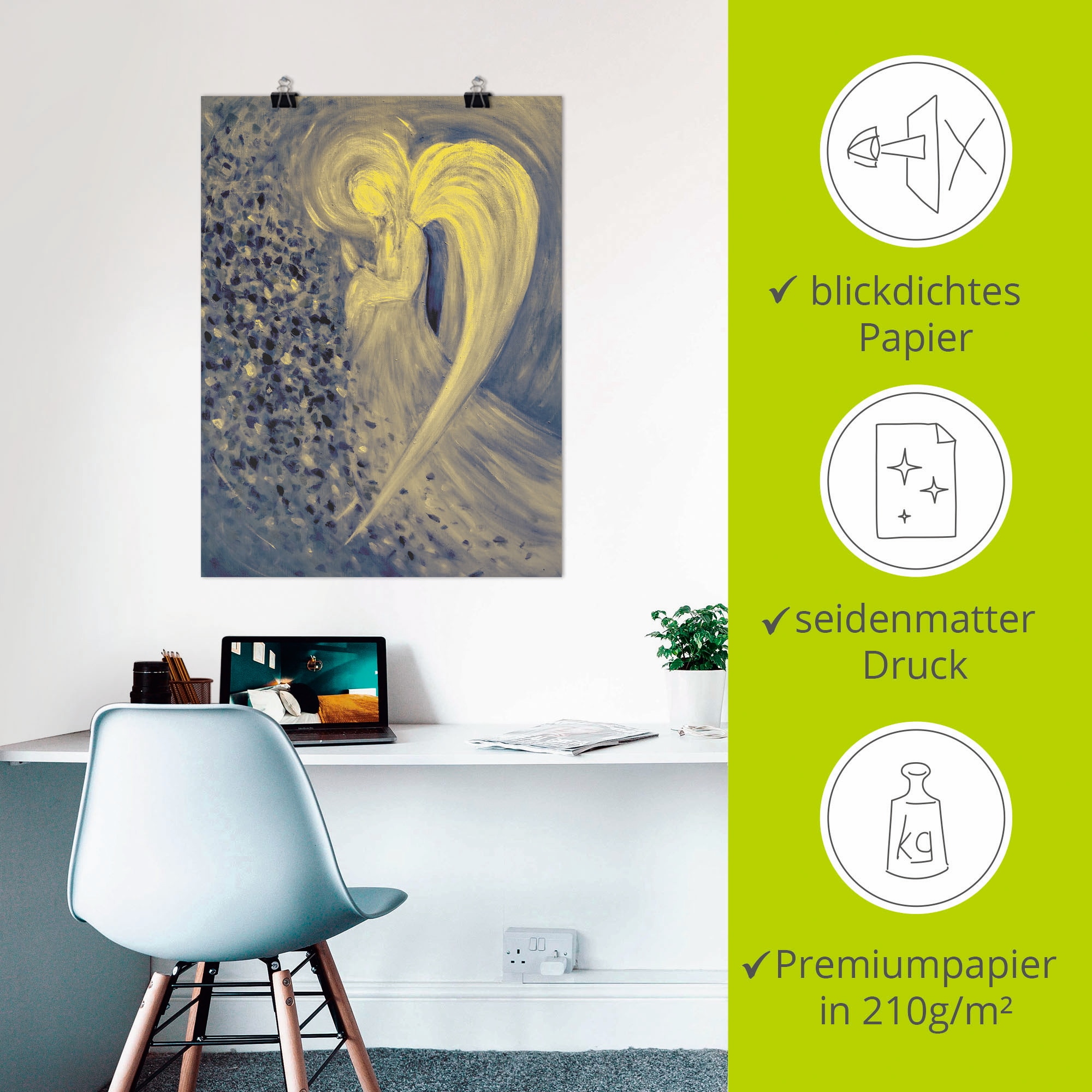 Artland Wandbild »Engel der Nacht« Religion 1 Stk. tlg. als Leinwandbild, Poster, Wandaufkleber in verschied. Grössen