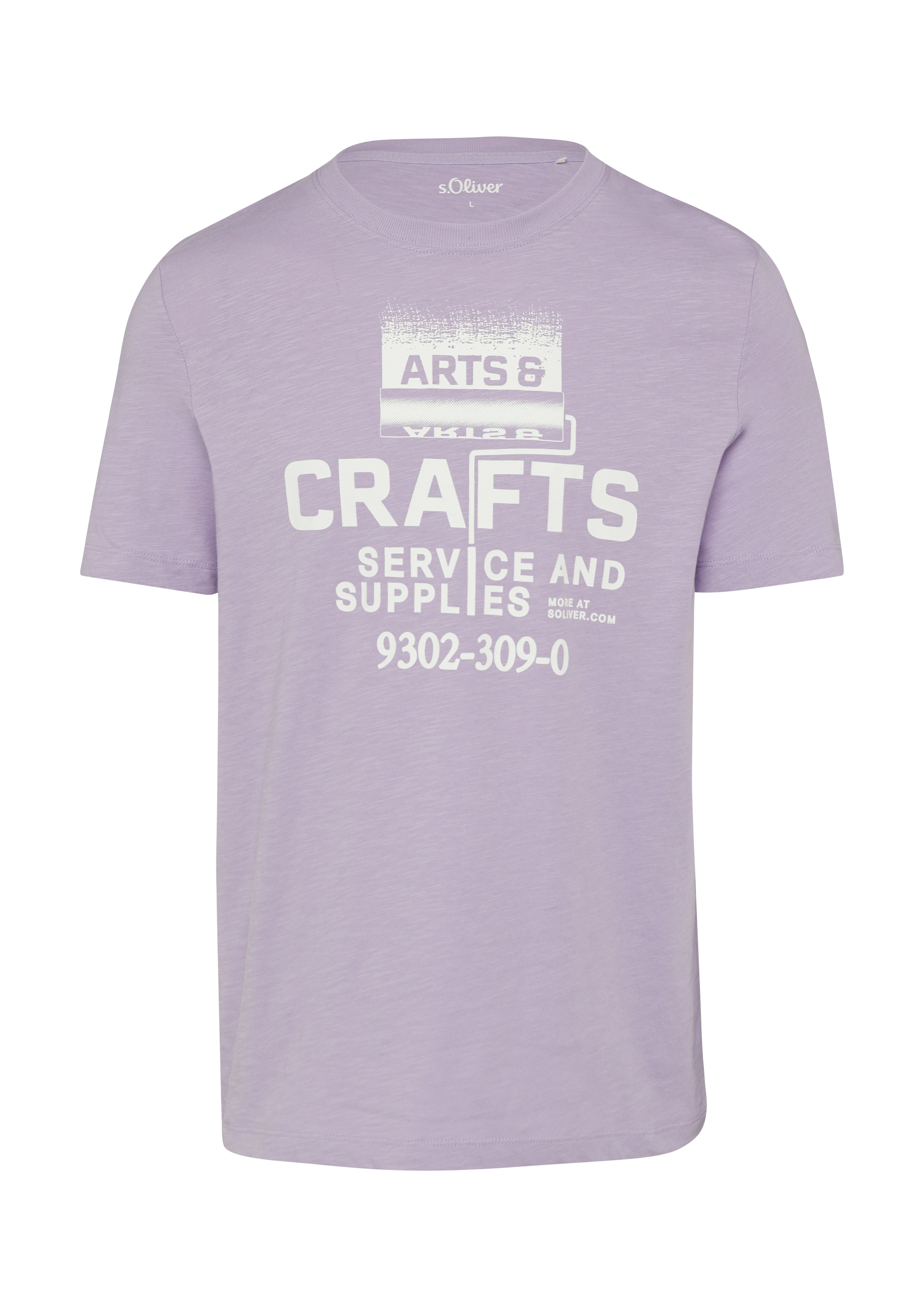 s.Oliver Rundhalsshirt, mit Frontprint