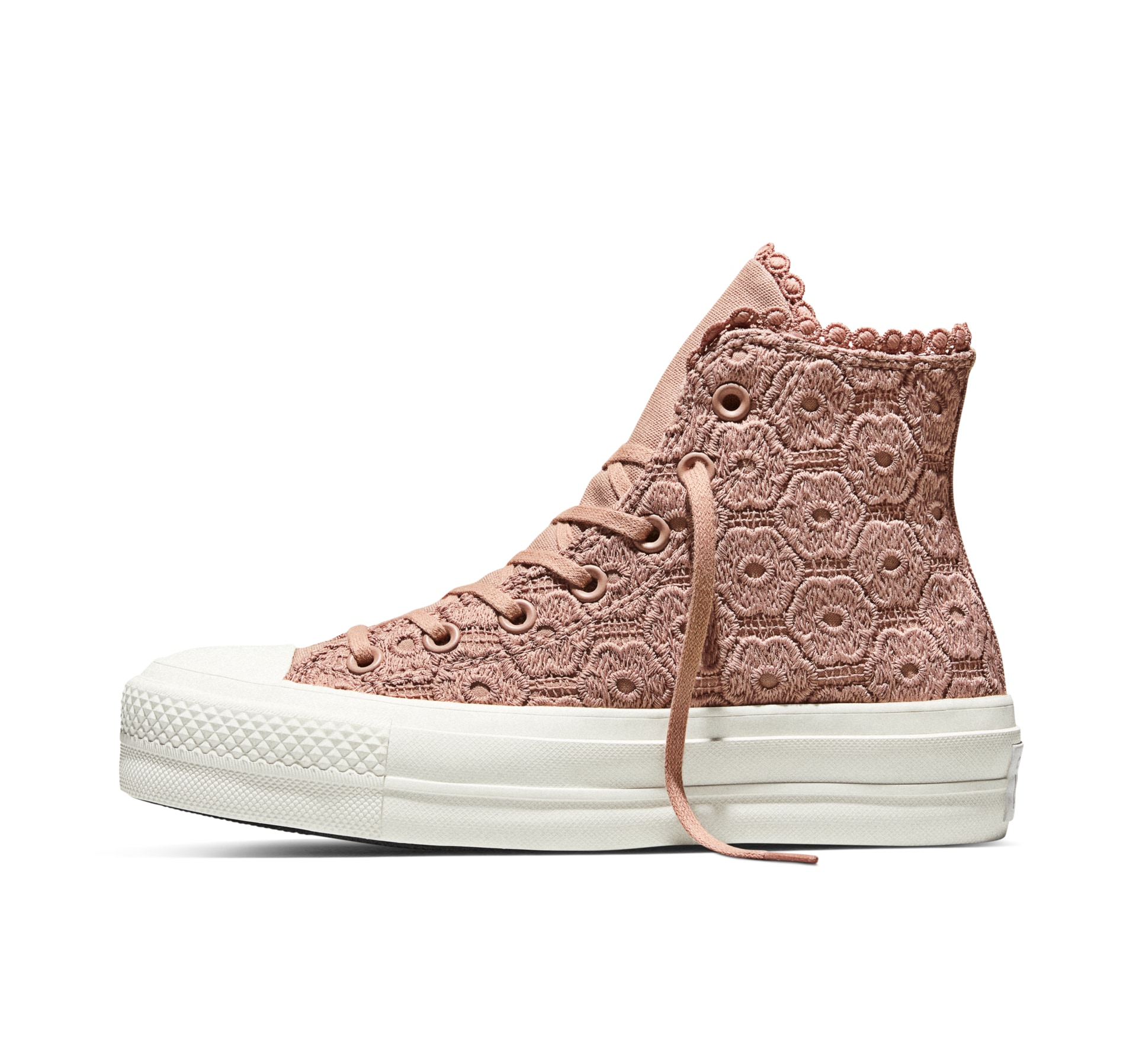 Converse Sneakers »CHUCK TAYLOR ALL STAR LIFT PLATFORM CROCHET«  pour un look sportif au quotidien, style sportif, avec lacets