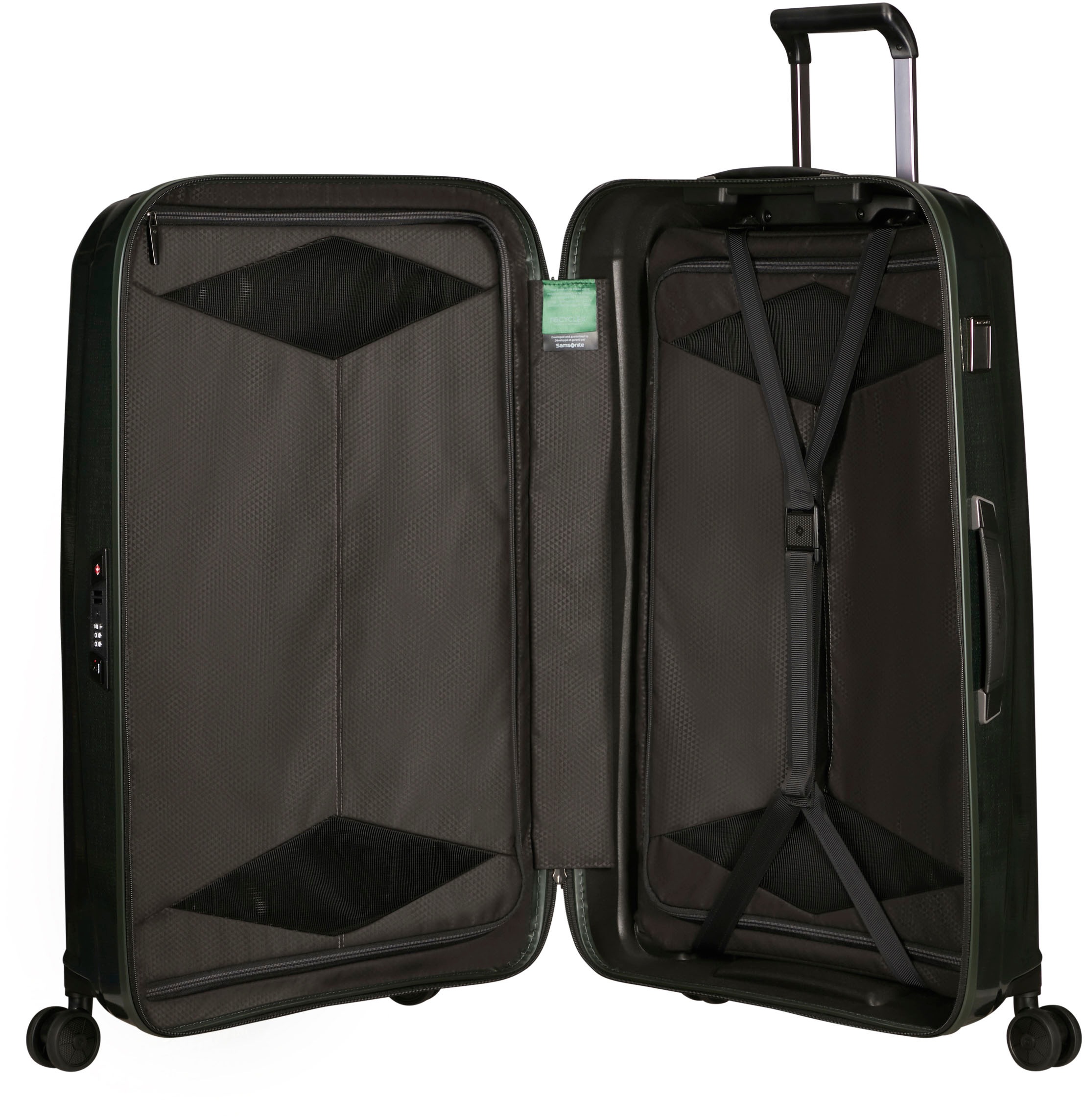 Samsonite Hartschalen-Trolley »MAJOR-LITE, verschiedene Grössen und Farben«, 4 Rollen, Reisekoffer Volumenerweiterung bei S Reisegepäck Made in Europe