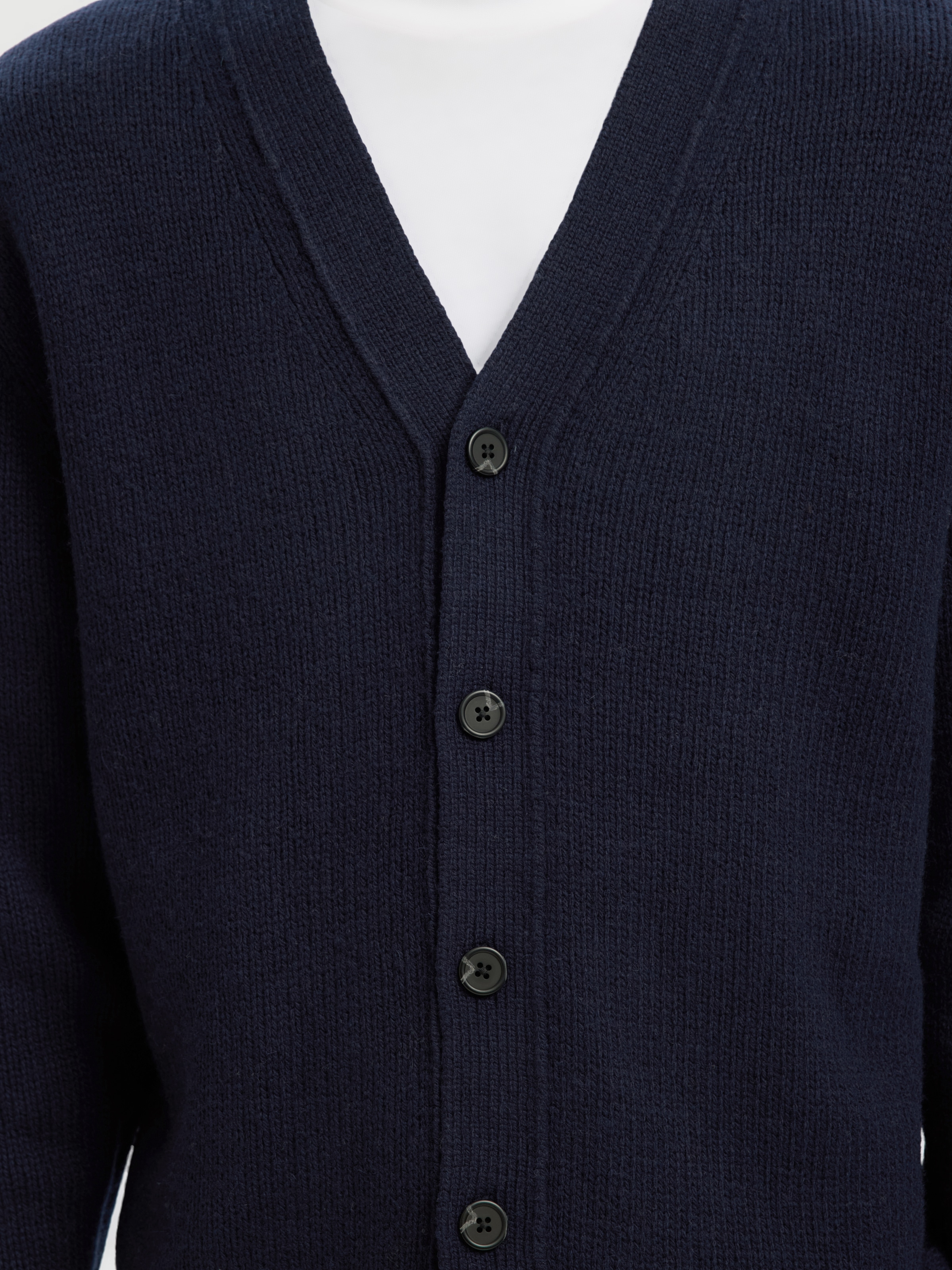 SELECTED Veste en tricot »SLMCODY LS KNIT CARDIGAN NOOS« Mélange de laine, coupe régulière