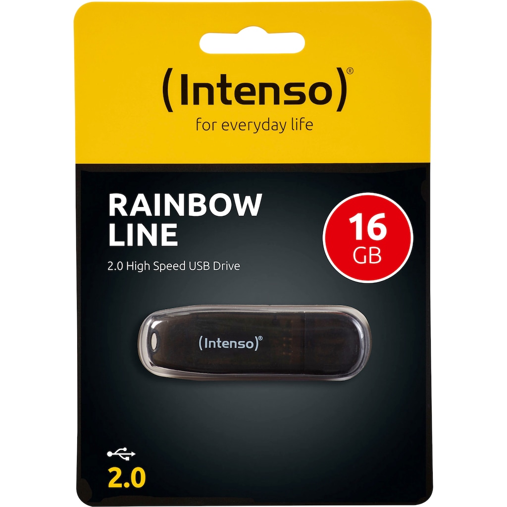 Intenso USB-Stick »Rainbow Line«, (Lesegeschwindigkeit 28 MB/s)