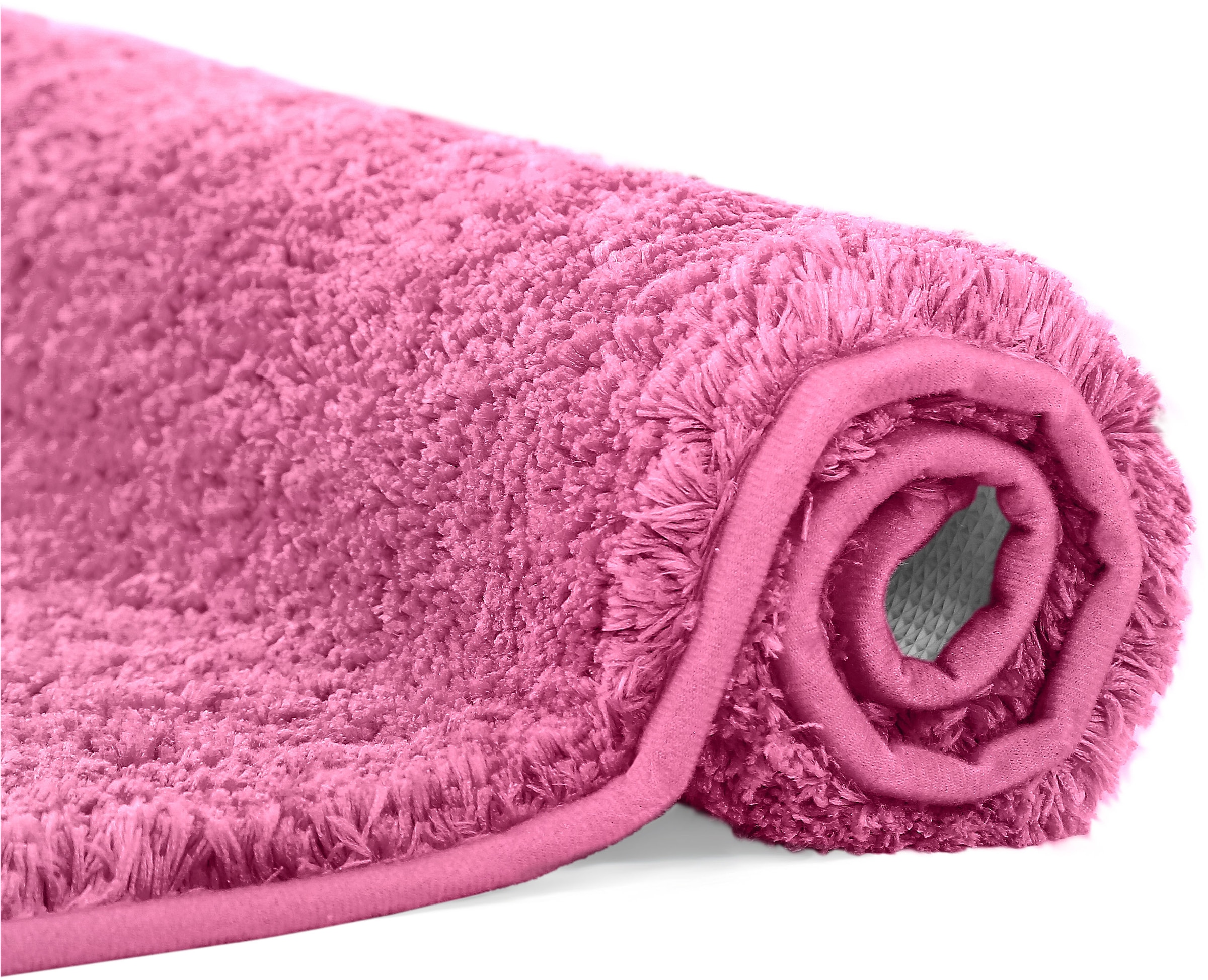 my home Badematte »Juna, Badteppich«, rutschhemmend beschichtet, fussbodenheizungsgeeignet-strapazierfähig, besonders weich, Badematten, unifarben