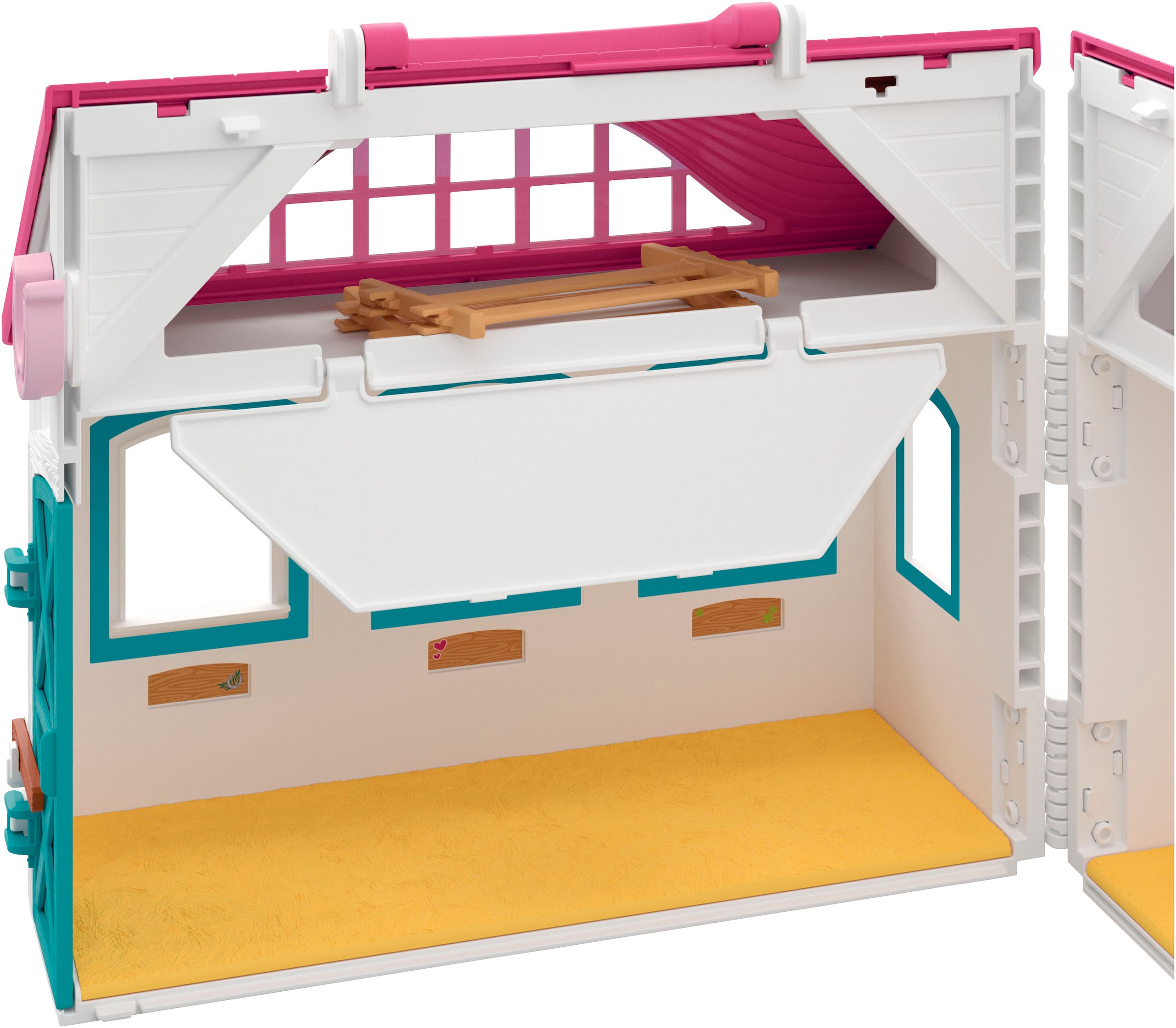 Schleich® Spielwelt »HORSE CLUB, Offenstall -Kleines Hufeisen (42703)« Made in Europe