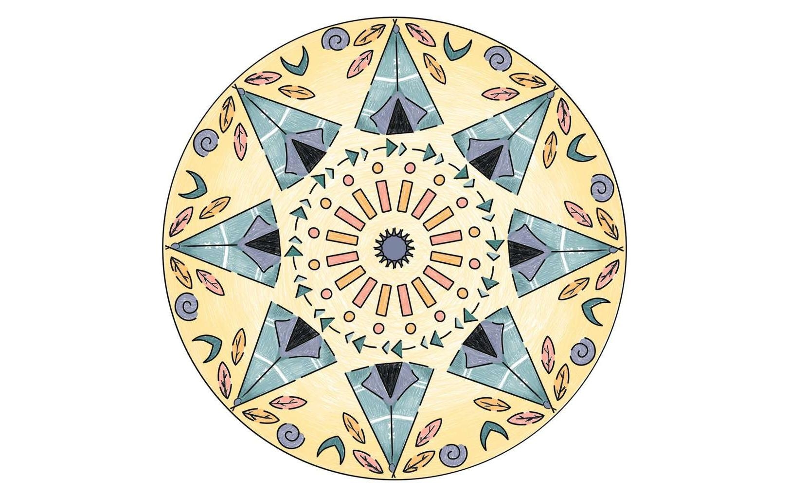 Ravensburger Malvorlage »Ravensburger Malset Mandala-Designer Boho Style«