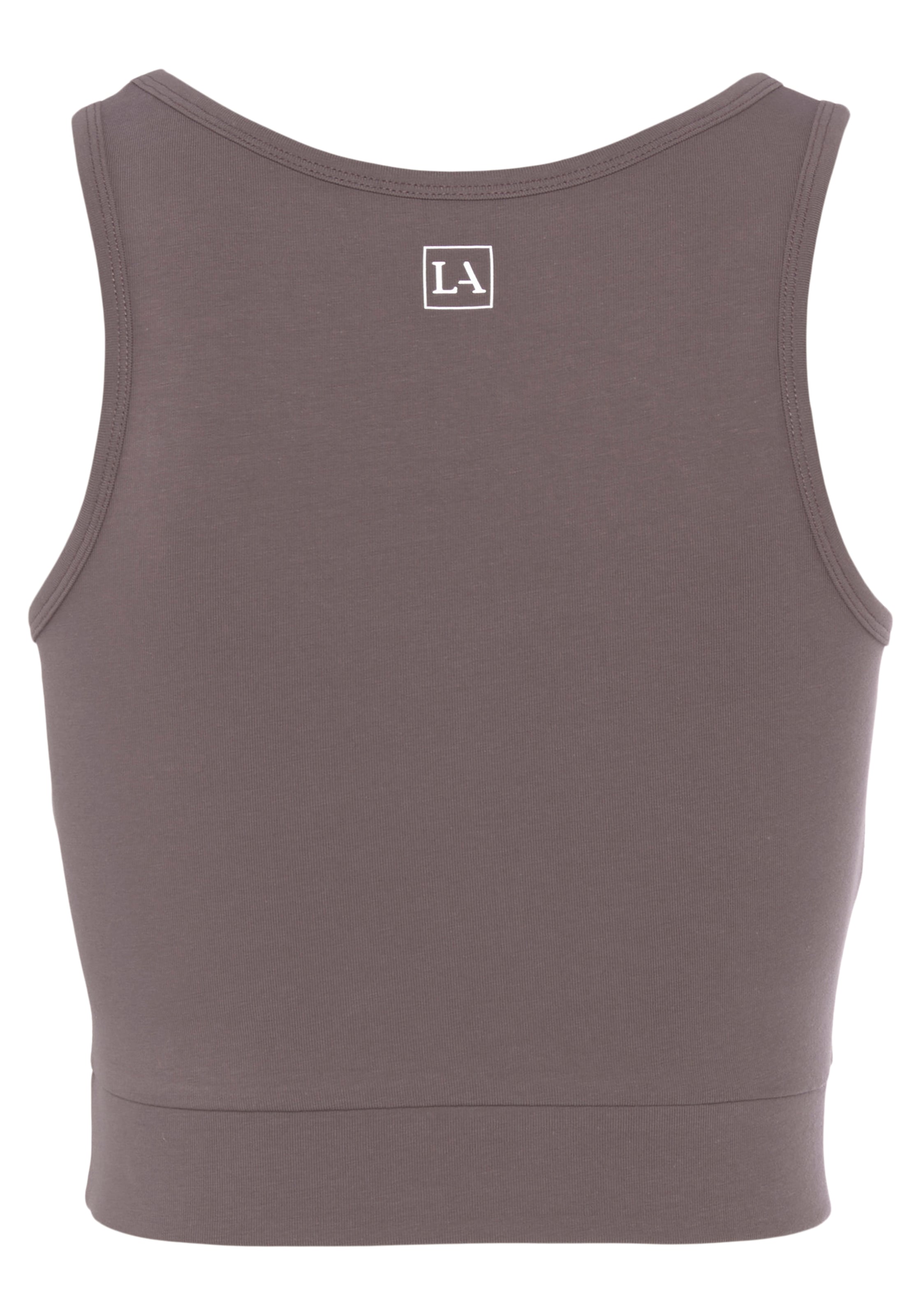 LASCANA ACTIVE Sporttop, Crop-Top mit breiten Trägern