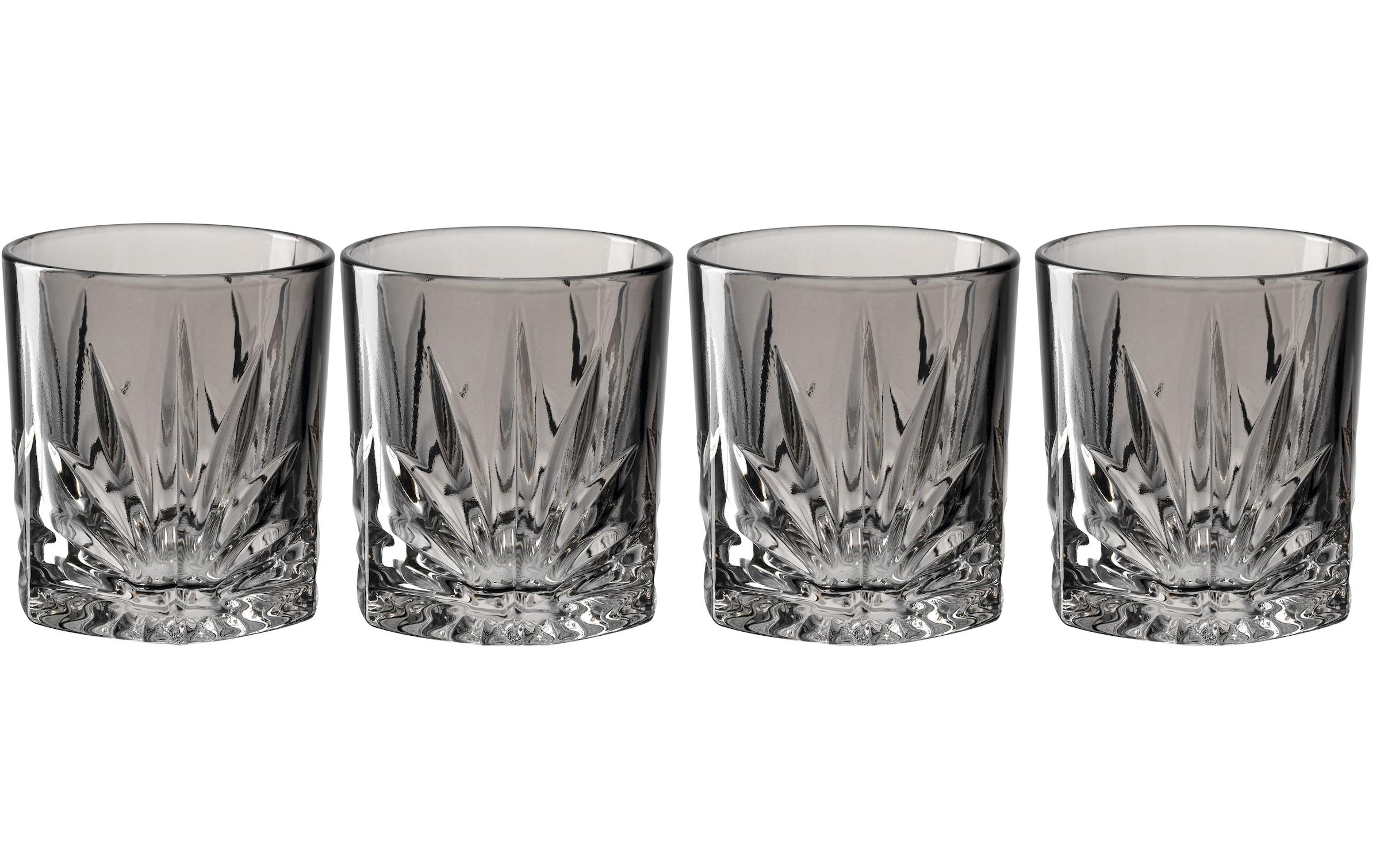 Whiskyglas »SOF Capri 220ml grau«, (4 tlg.)