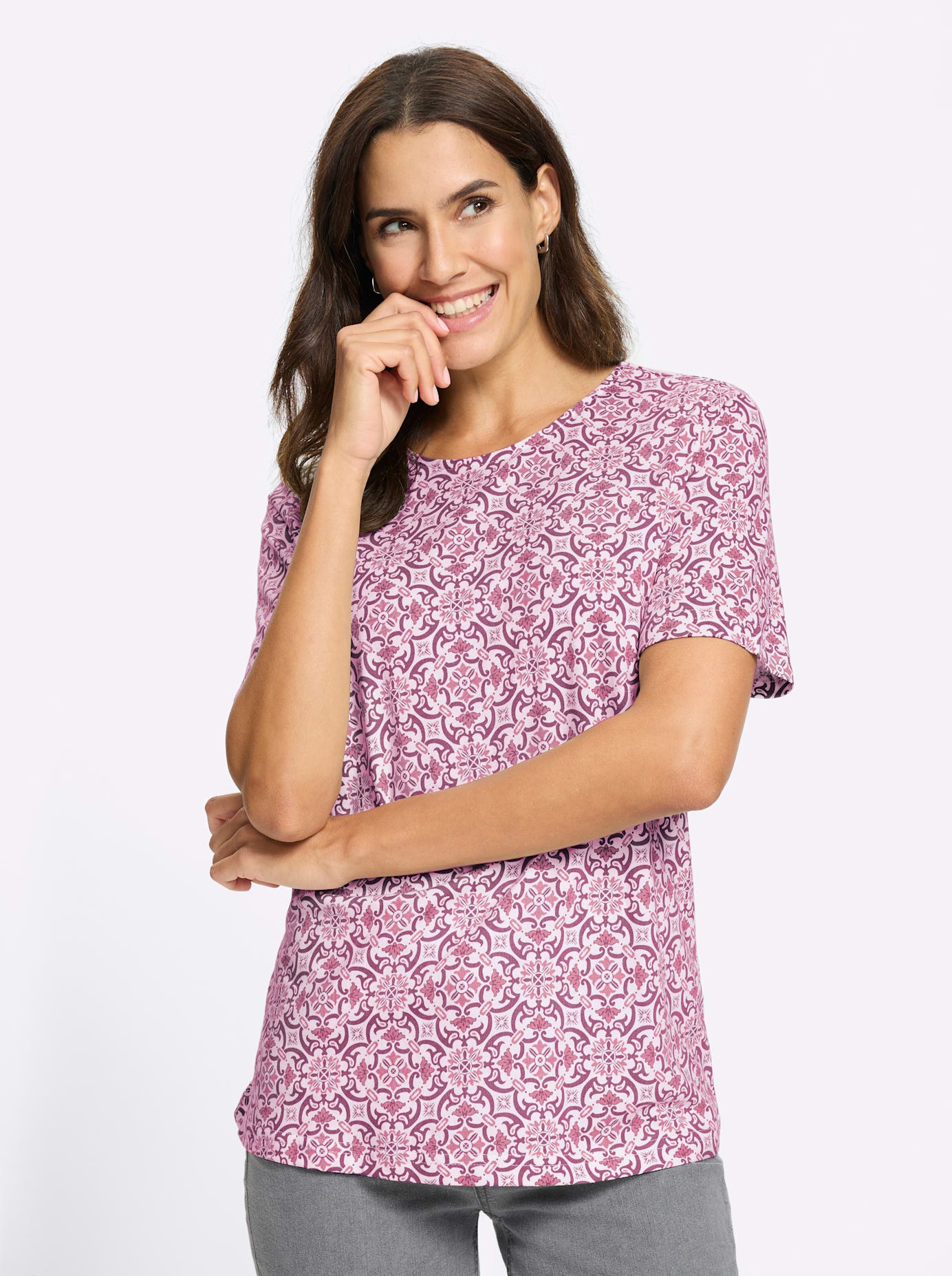 Print-Shirt "Druck-Shirt" 1 tlg.