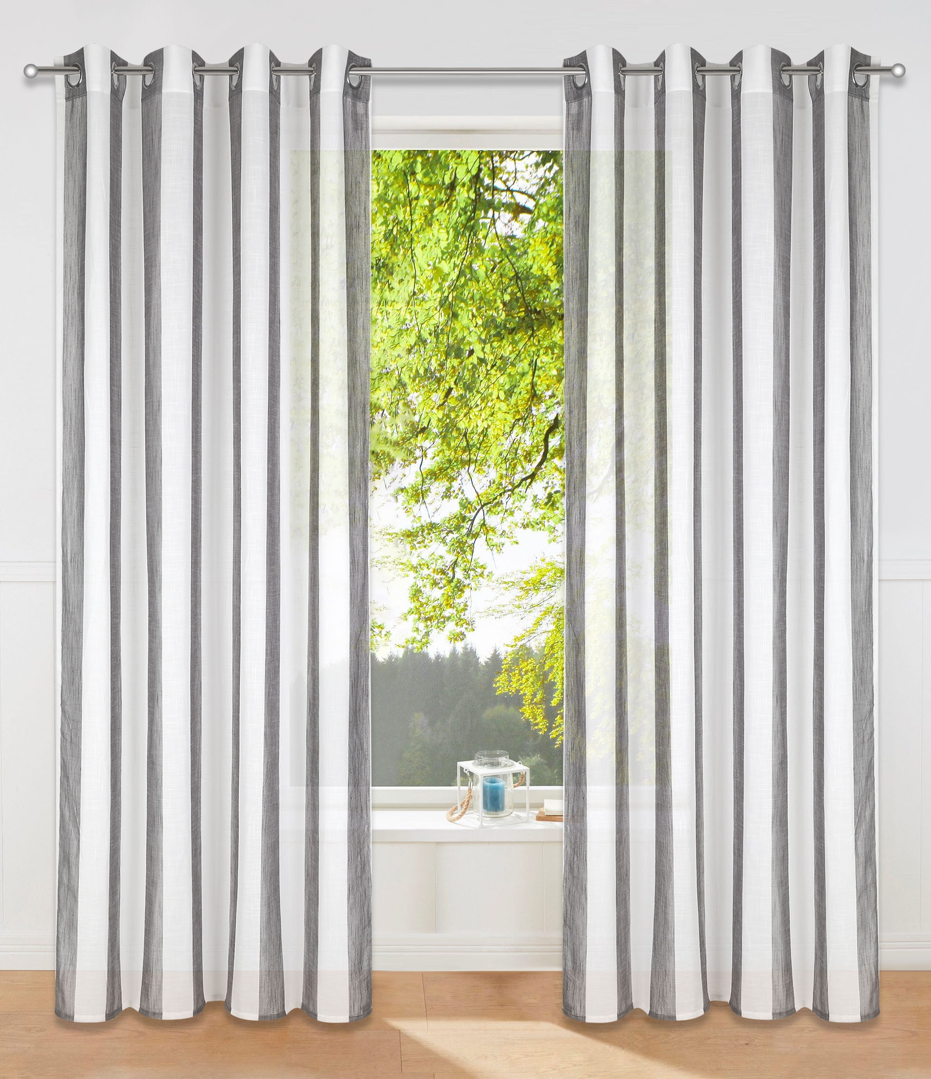 Image of andas Gardine »Tara«, (1 St.), halbtransparent, monochrom, gewebt, verschiedene Grössen bei Ackermann Versand Schweiz