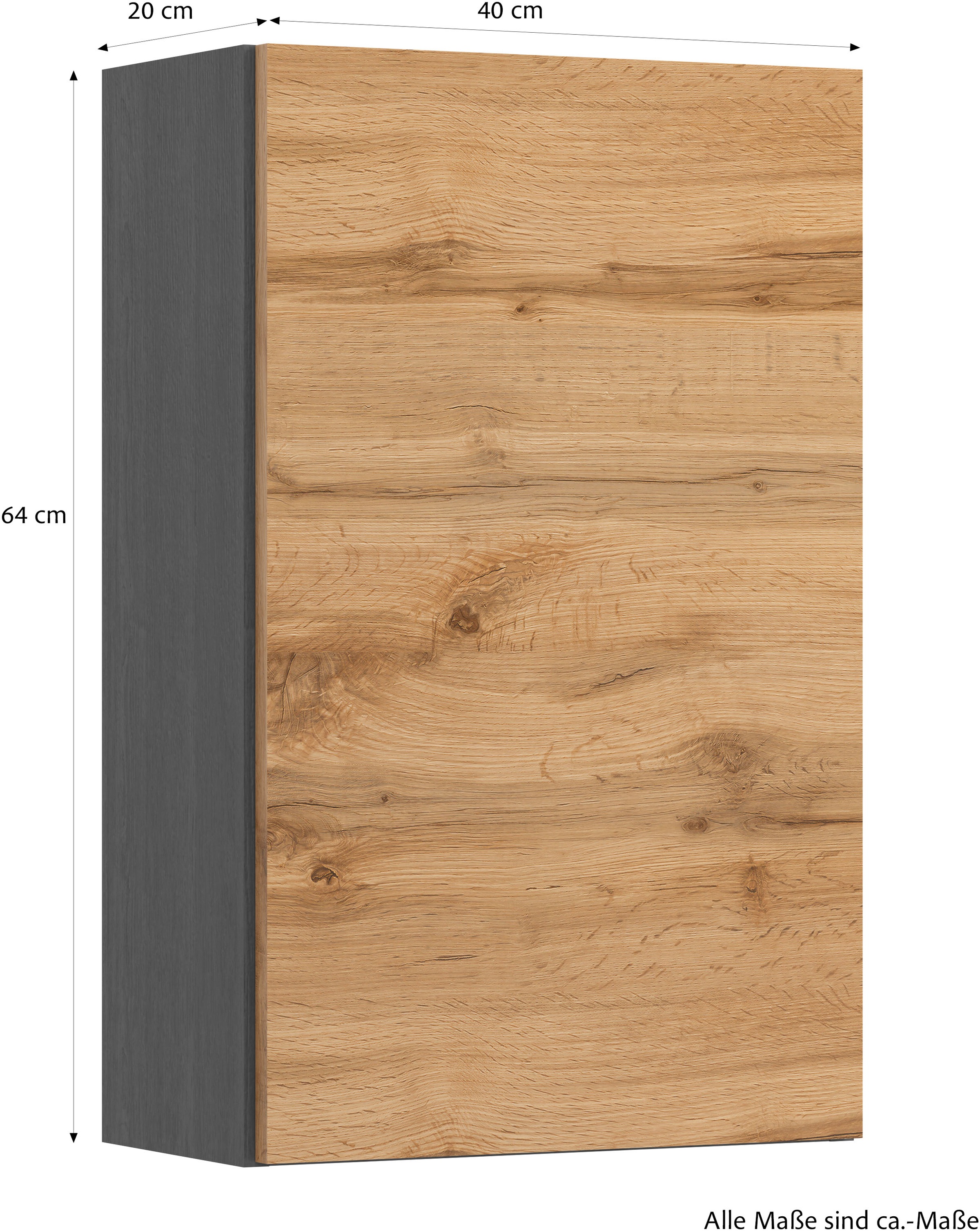 GOODproduct Badmöbel-Set »BOZEN, 4-tlg. Unterbecken-Set - Midischrank«