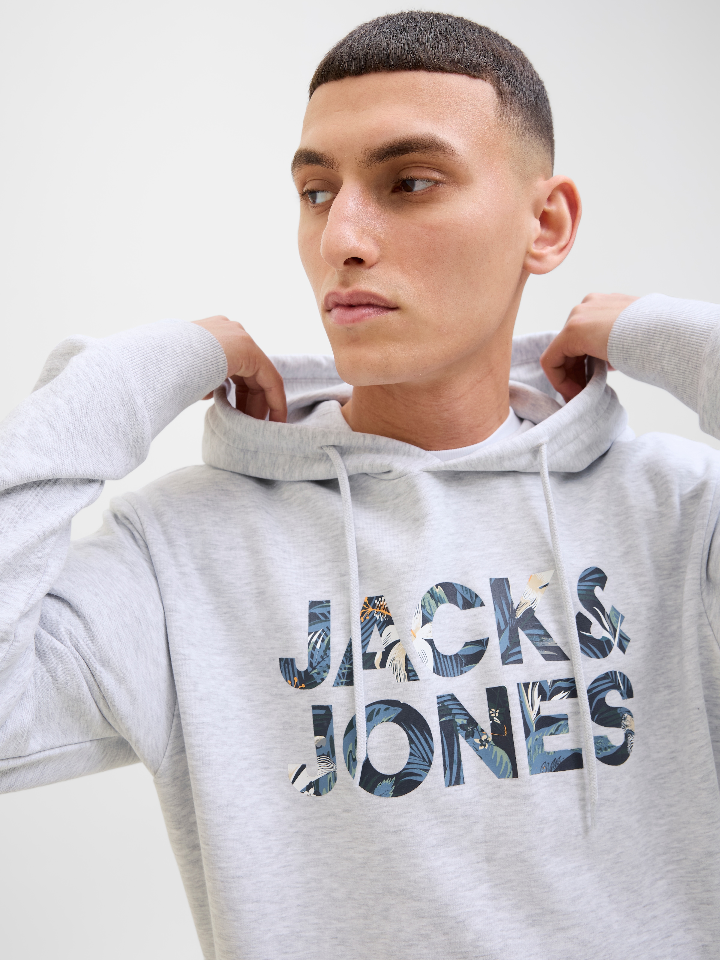 Jack & Jones Kapuzensweatshirt »JJEBRYAN CORP LOGO SWEAT HOOD NOOS«, mit Logo Druck