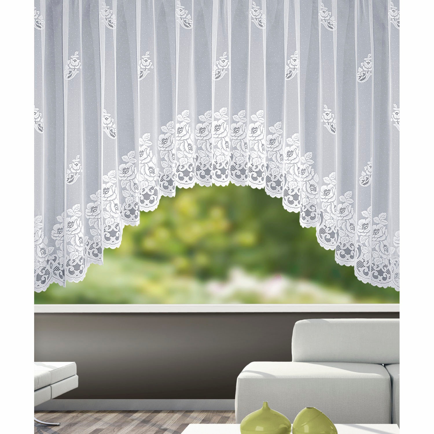 Image of WILLKOMMEN ZUHAUSE by ALBANI GROUP Bogenstore »Karin«, (1 St.), Jacquard-Store bei Ackermann Versand Schweiz