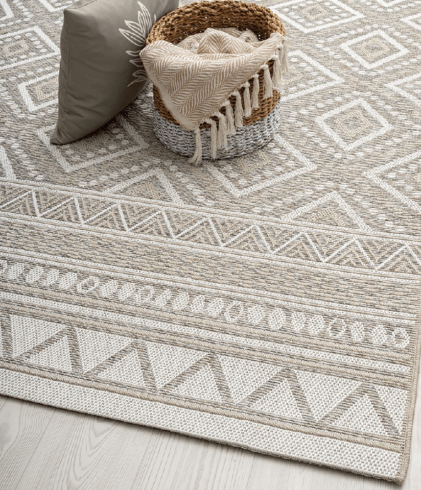 the carpet Teppich »Calgary«, rechteckig, 1 mm Höhe, moderner robuster In und Outdoor Teppich