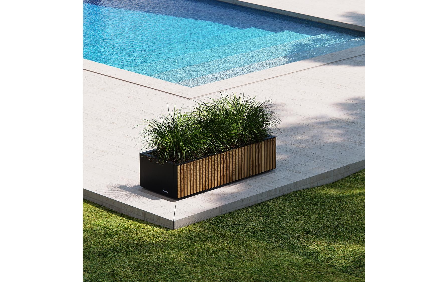 Herstera Garden Pflanzkübel »Xic 100 x 40 x 25 cm«