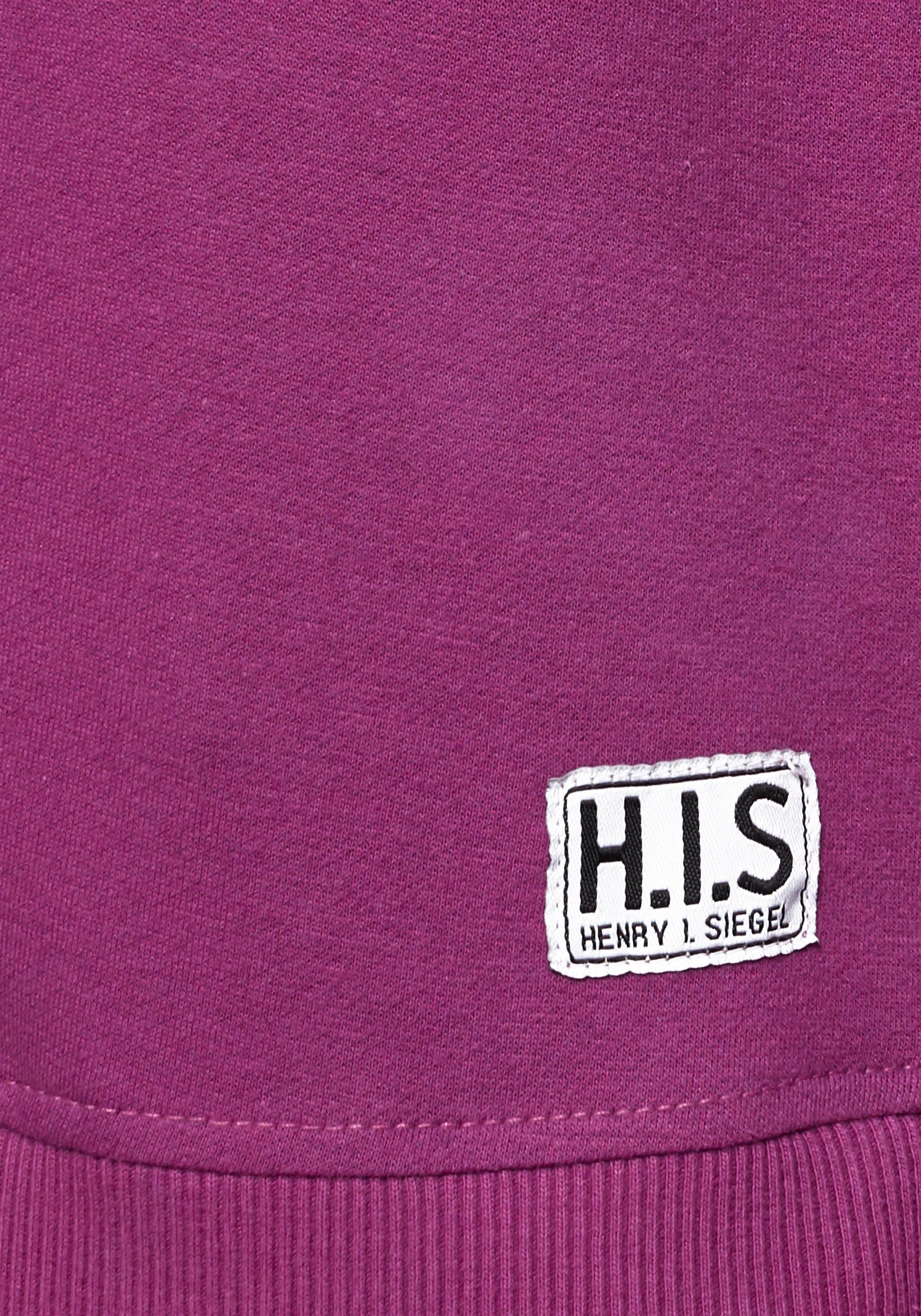 H.I.S Sweater, mit kontrastfarbigem Tape, Loungeanzug