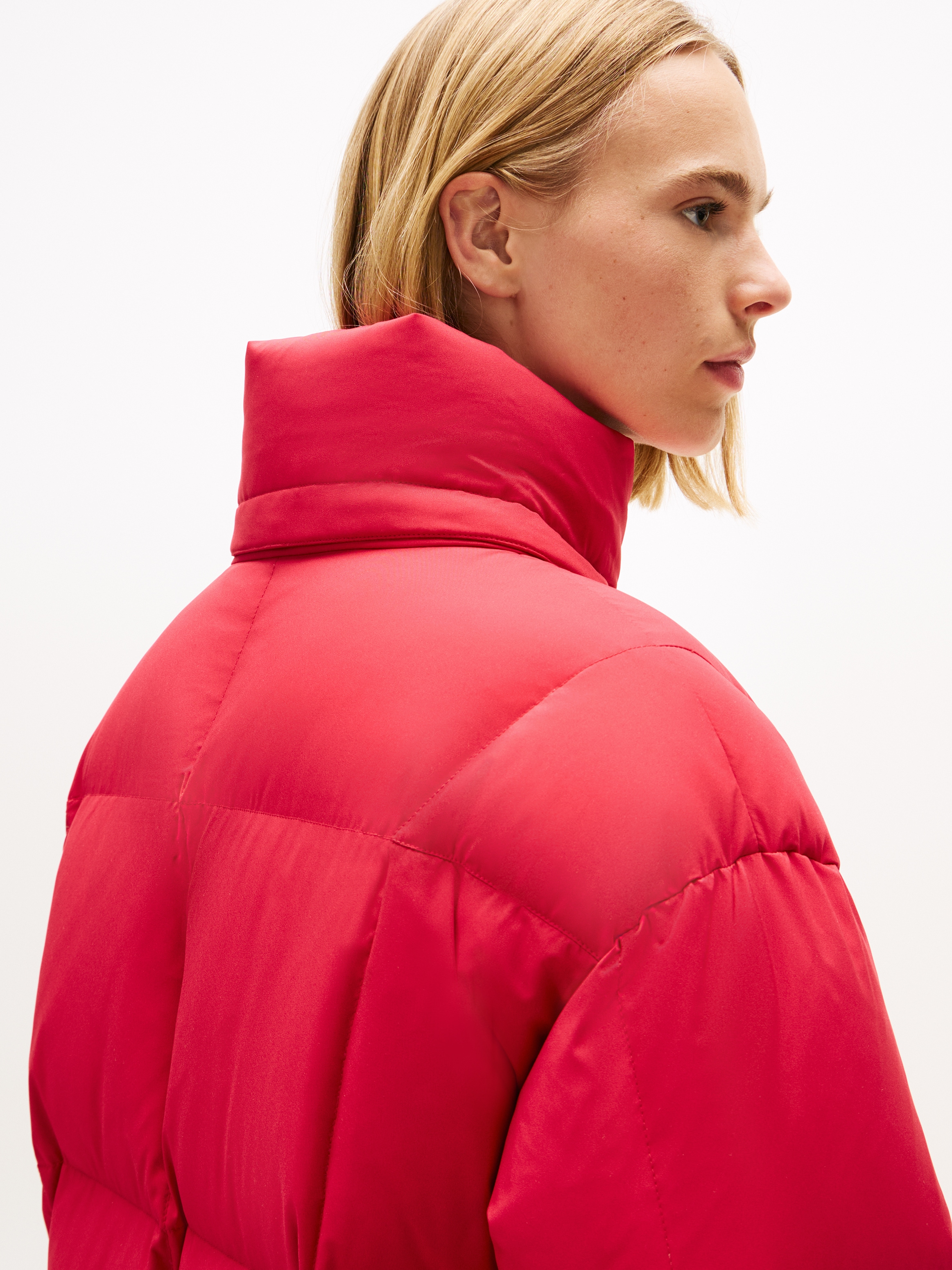 Tommy Jeans Steppmantel »TJW ALASKA GRID DWN MXI COAT EXT«