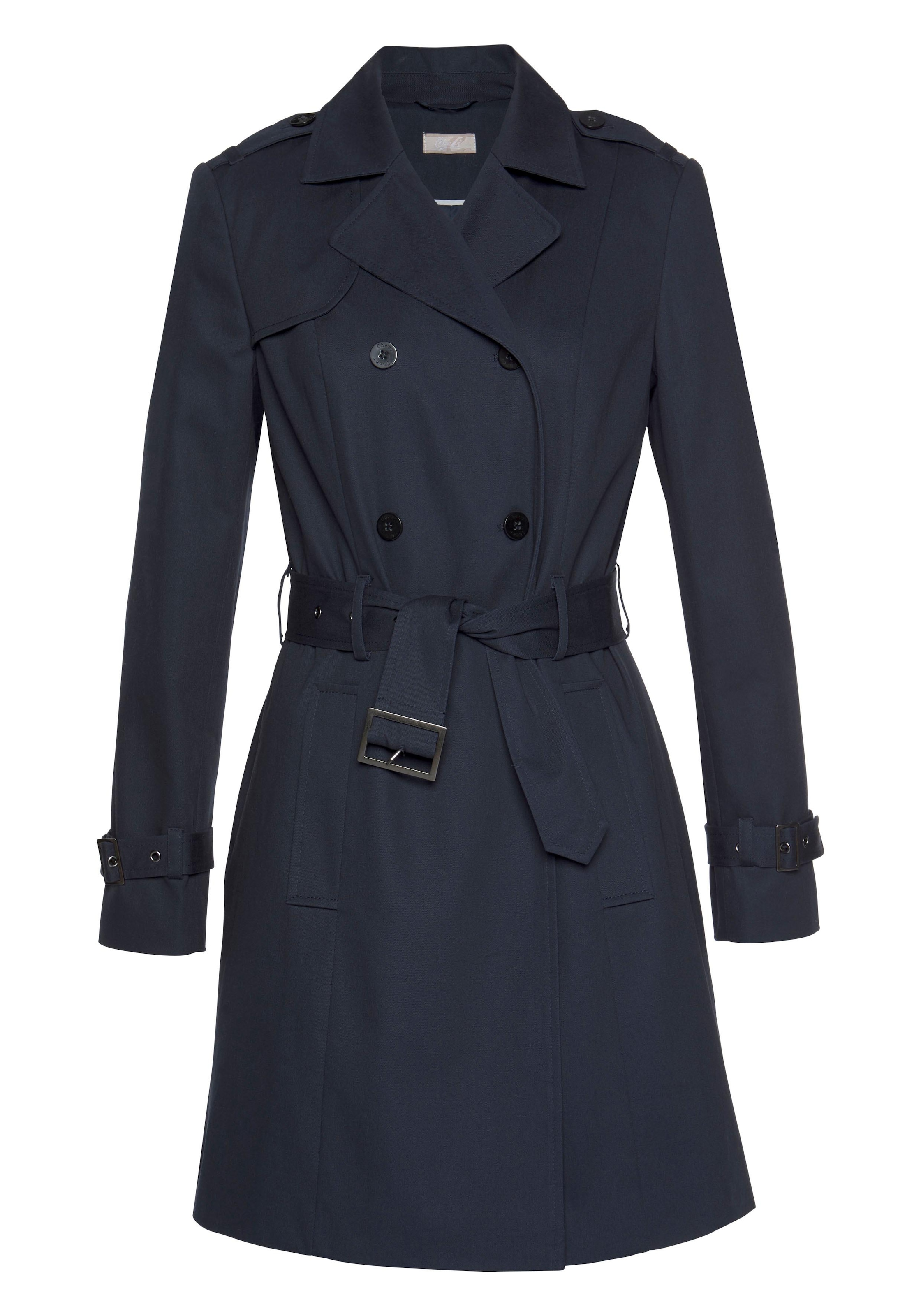 Aniston CASUAL Trenchcoat, mit Gürtel zum Regulieren