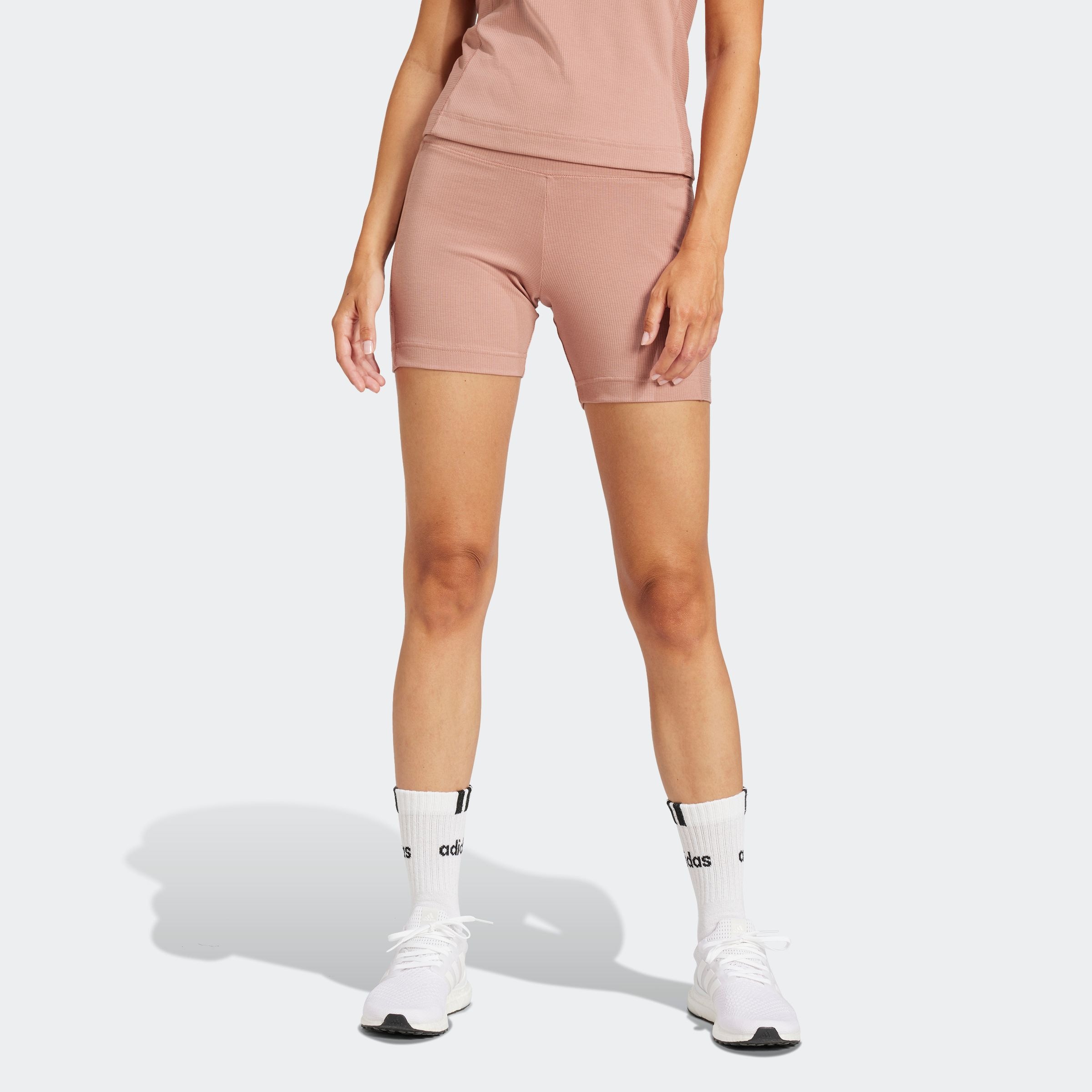 Image of adidas Sportswear Shorts "ALL SZN RIB HIGH-WAIST KURZE LEGGINGS"