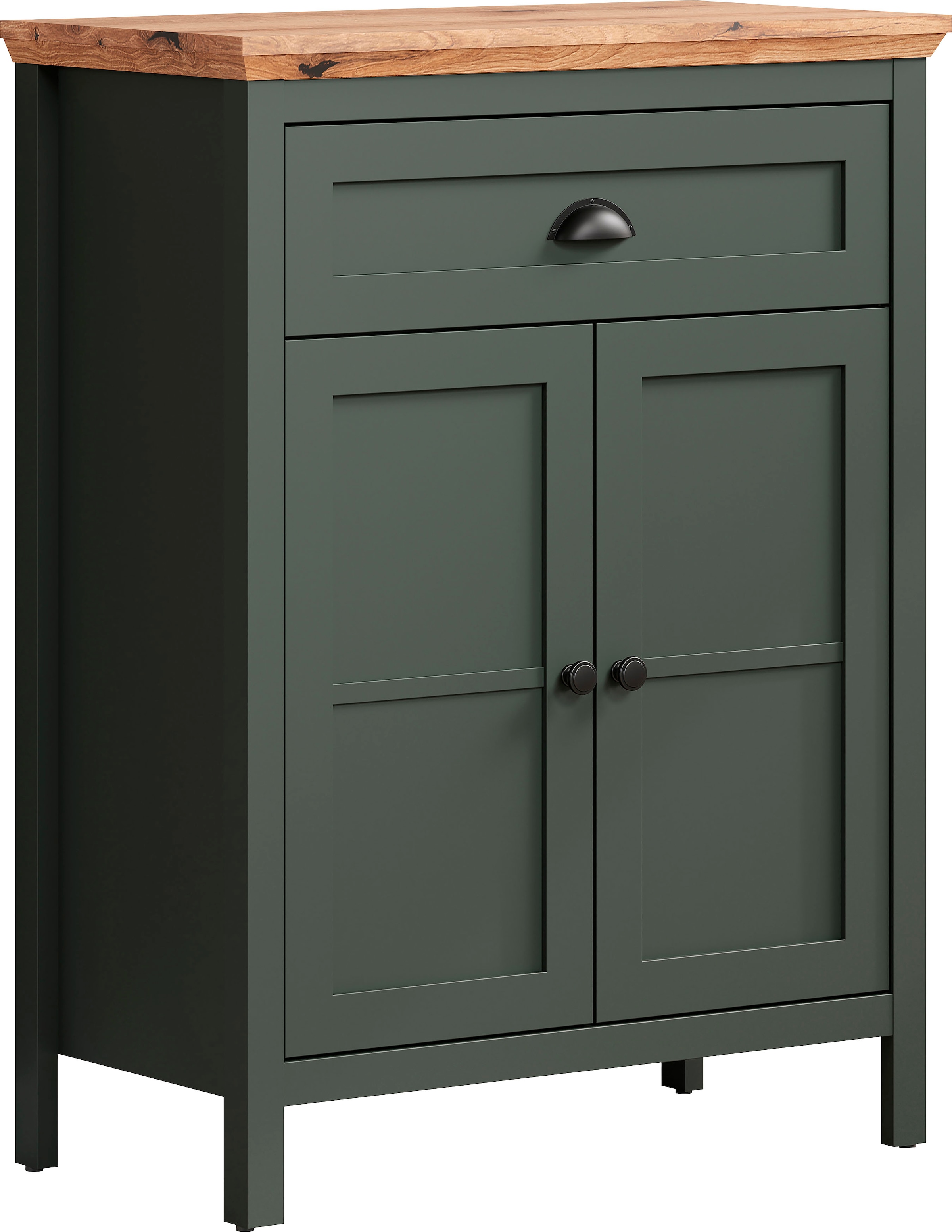 Home affaire Commode »Vienna« 1 cuis tlg. Commode avec 2 portes, 1 tiroir & fermeture douce - (L/P/H) 77/39/102 cm