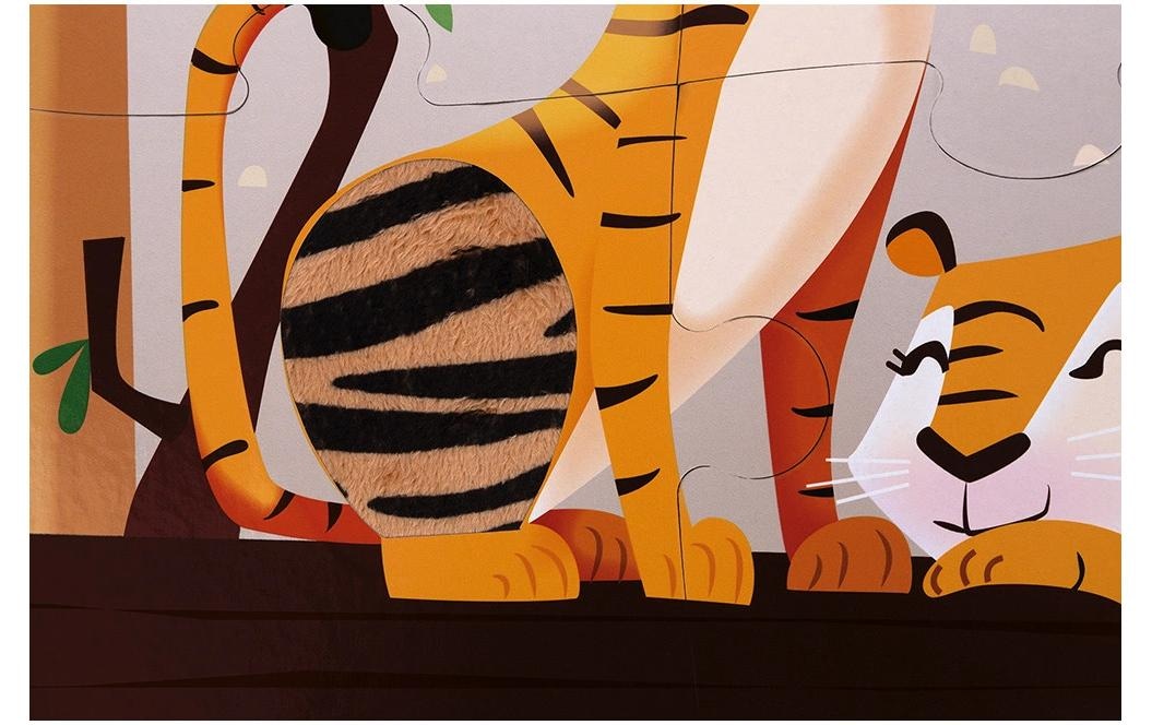 Janod Puzzle »Ein Tag im Zoo«