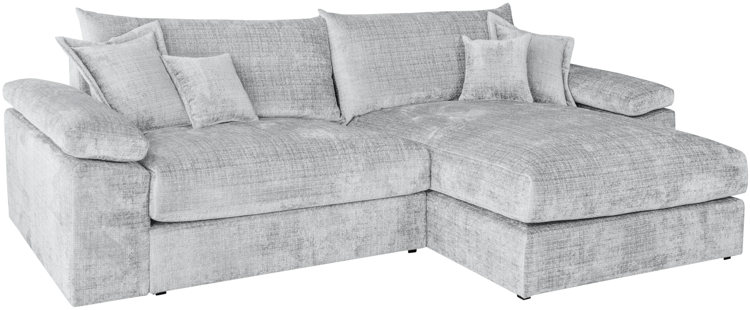 Home affaire Ecksofa »Soft&Cosy XXL L-Form - Breite 303 cm«, Mega-Sofa, Cord oder Chenille-Struktur, Federkern-Polsterung