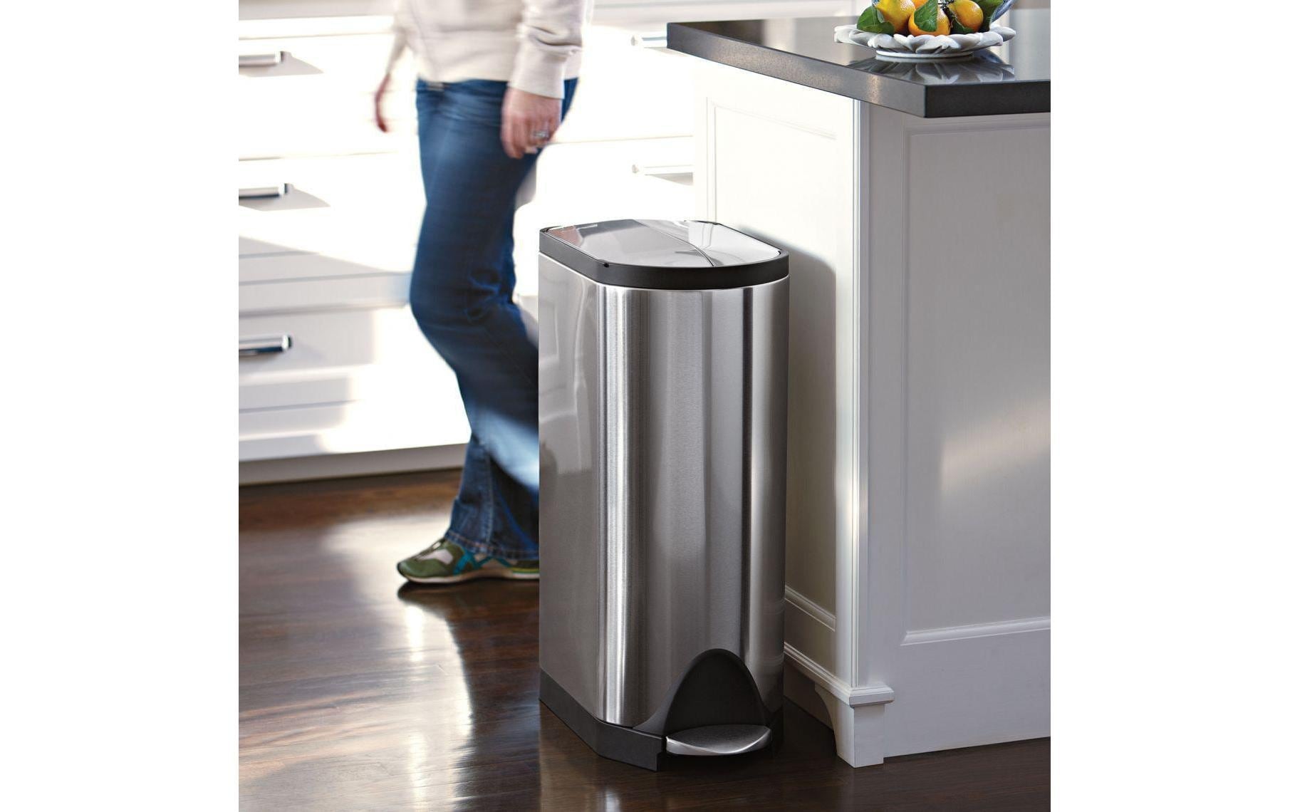 Image of simplehuman Mülleimer "Schmetterling 30L" 1 Behälter