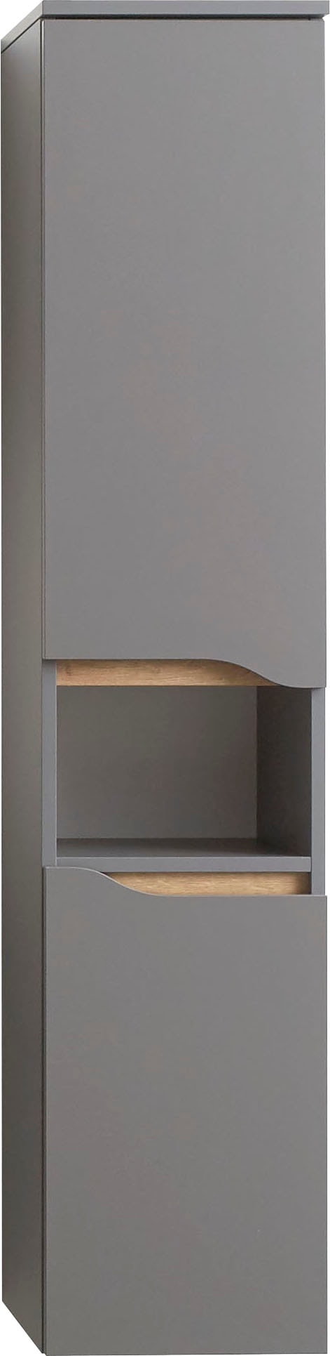 Saphir Midischrank »Quickset Badschrank 30 cm breit, 2 Türen, 1 Nische, 2 Einlegeböden« Badezimmer-Midischrank inkl. Türdämpfer, grifflos