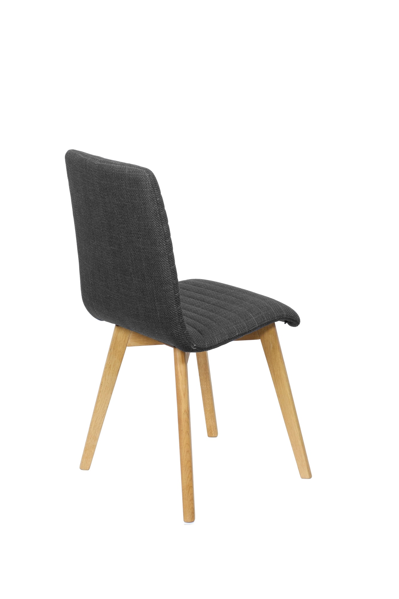 Home affaire 4-Fussstuhl »Arosa Esszimmerstuhl, Polsterstuhl, Küchenstuhl, Speisestuhl, Essstuhl«, (Set), 2 St., Chenille, 2er-Set, Beine aus Massivholz Eiche oder Buche, mit gestepptem Stoff